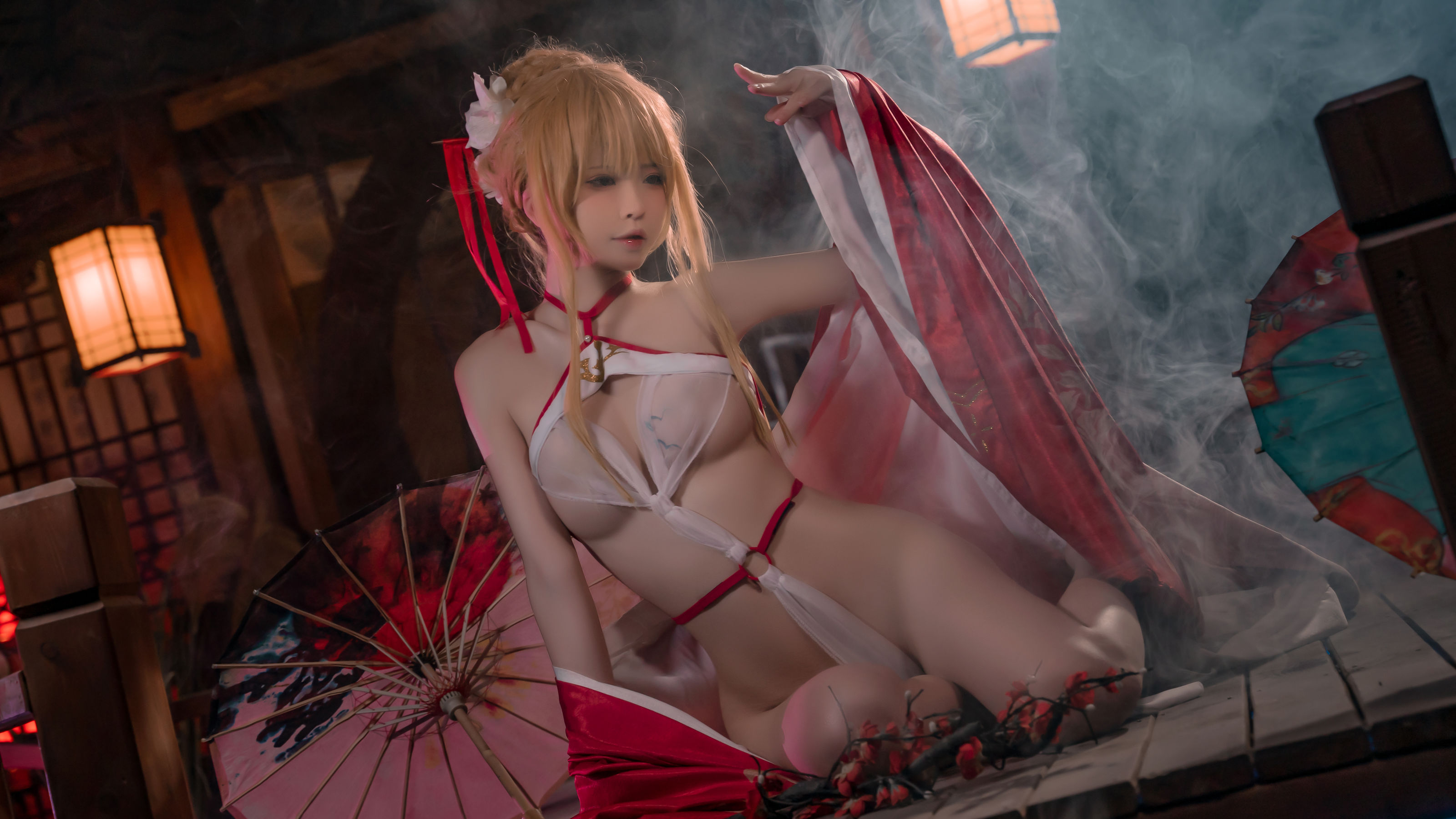 可可老师 – 碧蓝航线 光荣凉夜春雪 Cosplay-第7张