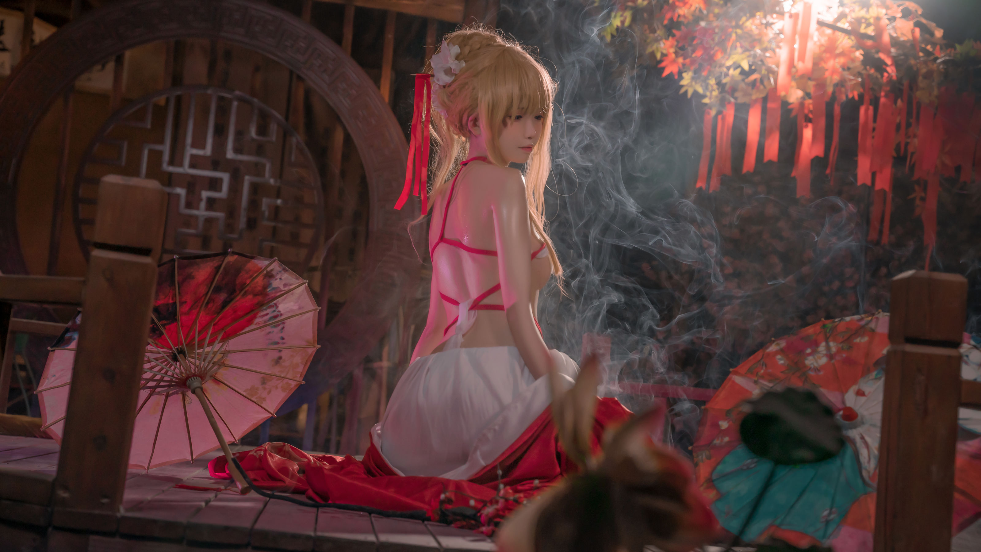 可可老师 – 碧蓝航线 光荣凉夜春雪 Cosplay-第35张