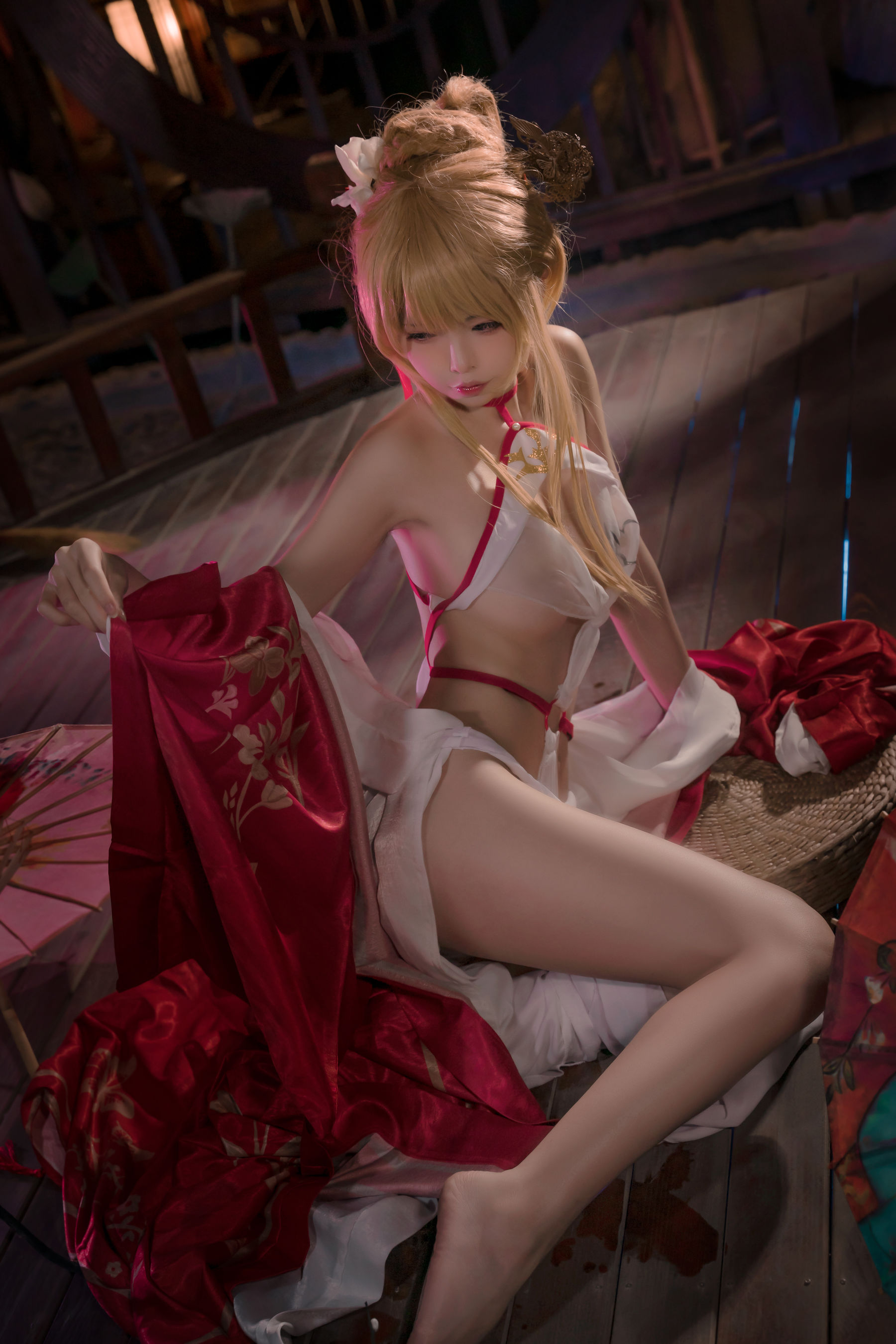 可可老师 – 碧蓝航线 光荣凉夜春雪 Cosplay-第36张