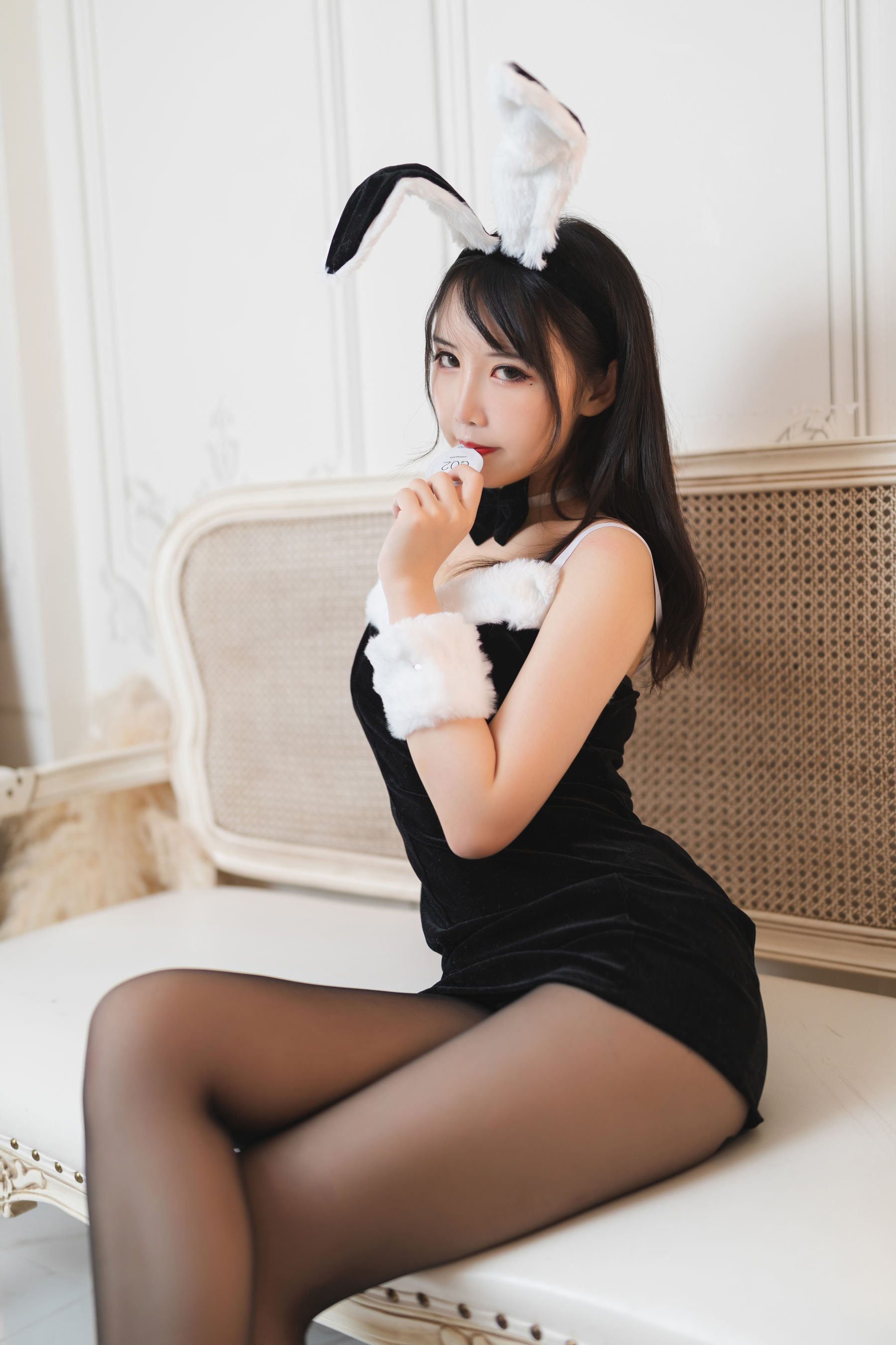 [Cosplay写真] 可爱人气Coser面饼仙儿 – 大象兔女郎 Cosplay-第8张