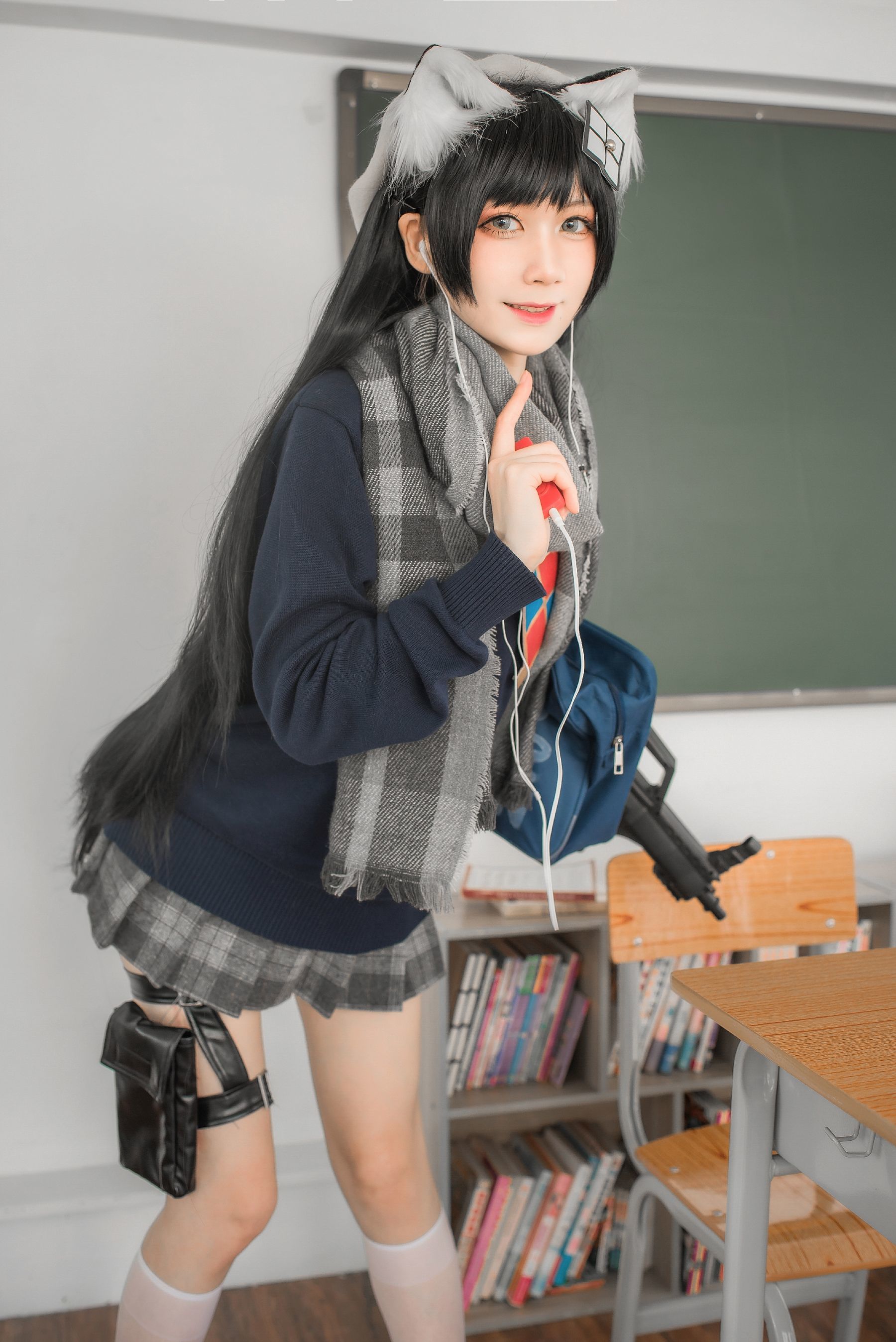 izumi泉桃子福利 – 纯白毕业季 Cosplay-第4张