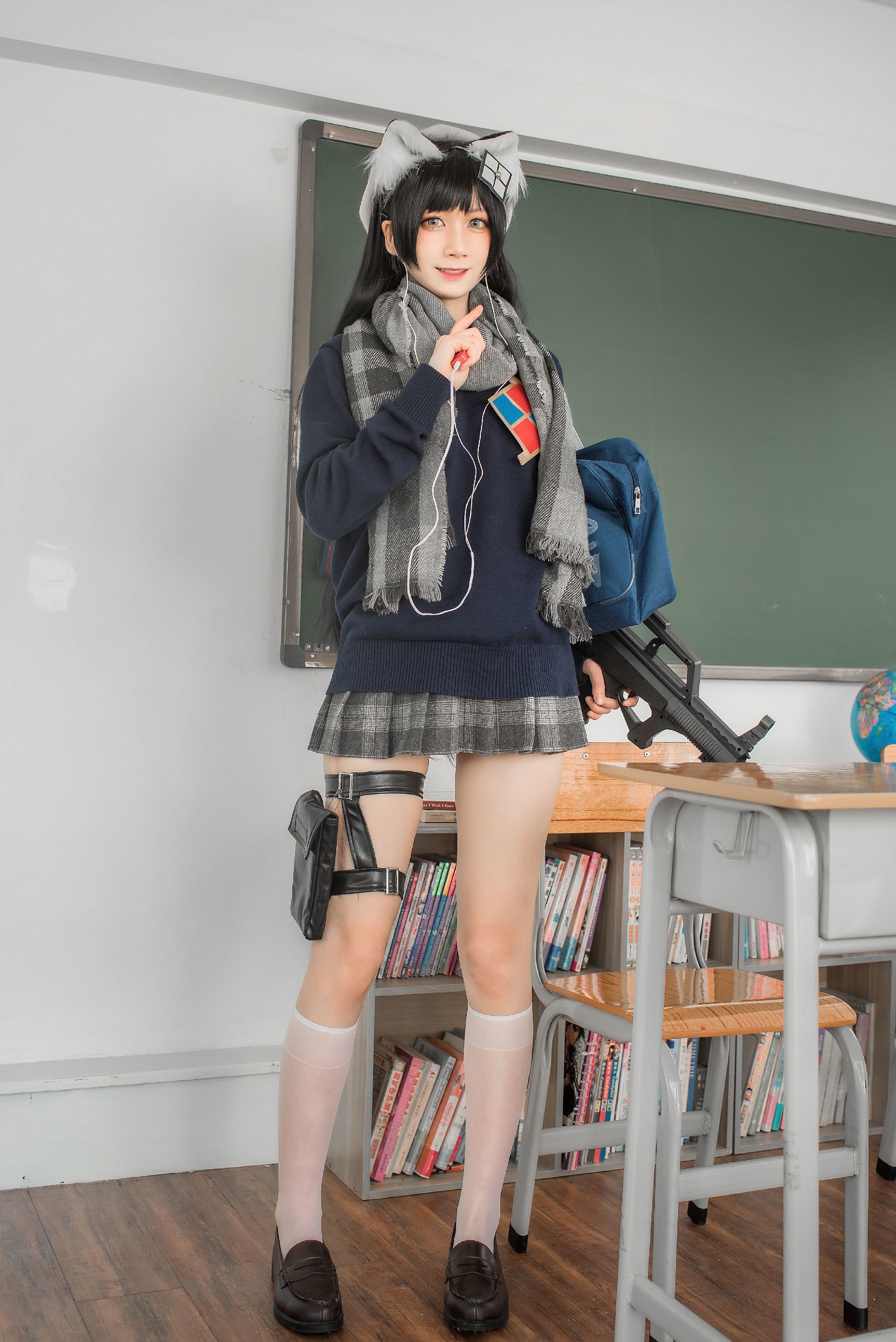 izumi泉桃子福利 – 纯白毕业季 Cosplay-第11张