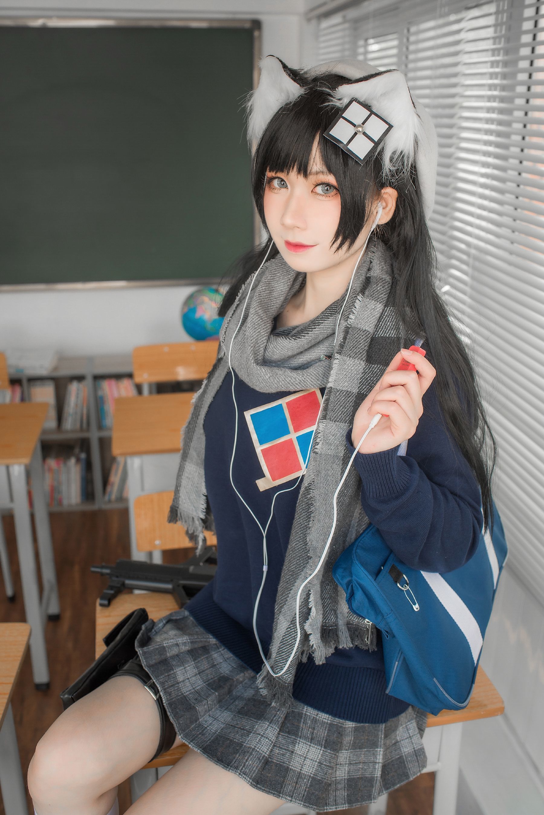 izumi泉桃子福利 – 纯白毕业季 Cosplay-第3张