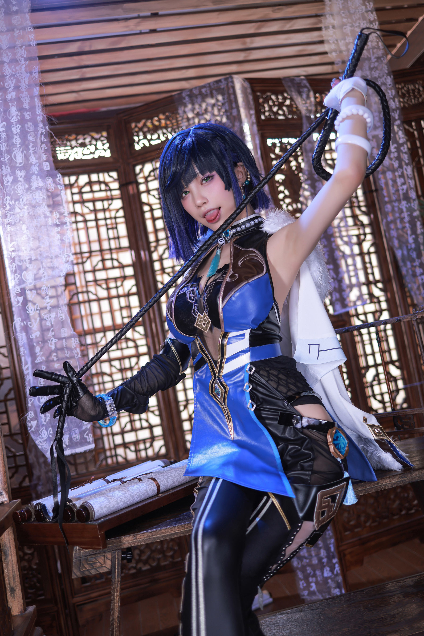 动漫博主水淼aqua – 夜兰 Cosplay-第2张