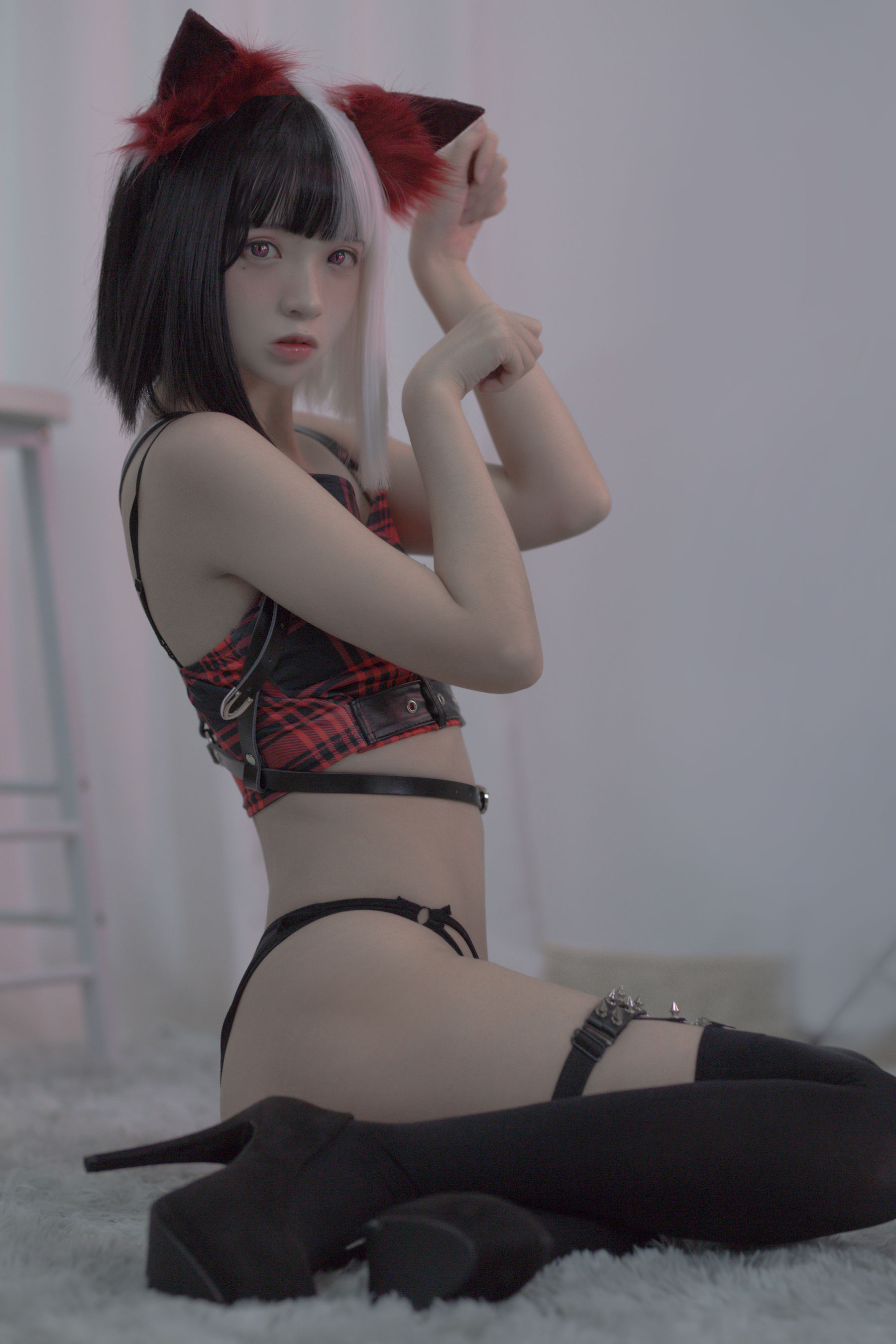 疯猫ss – 黑白魔女库伊拉 Cosplay-第16张