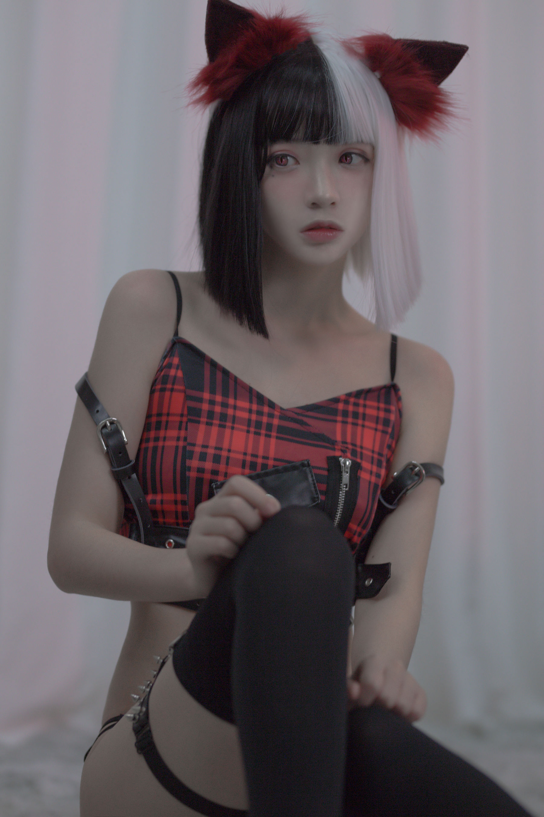 疯猫ss – 黑白魔女库伊拉 Cosplay-第4张