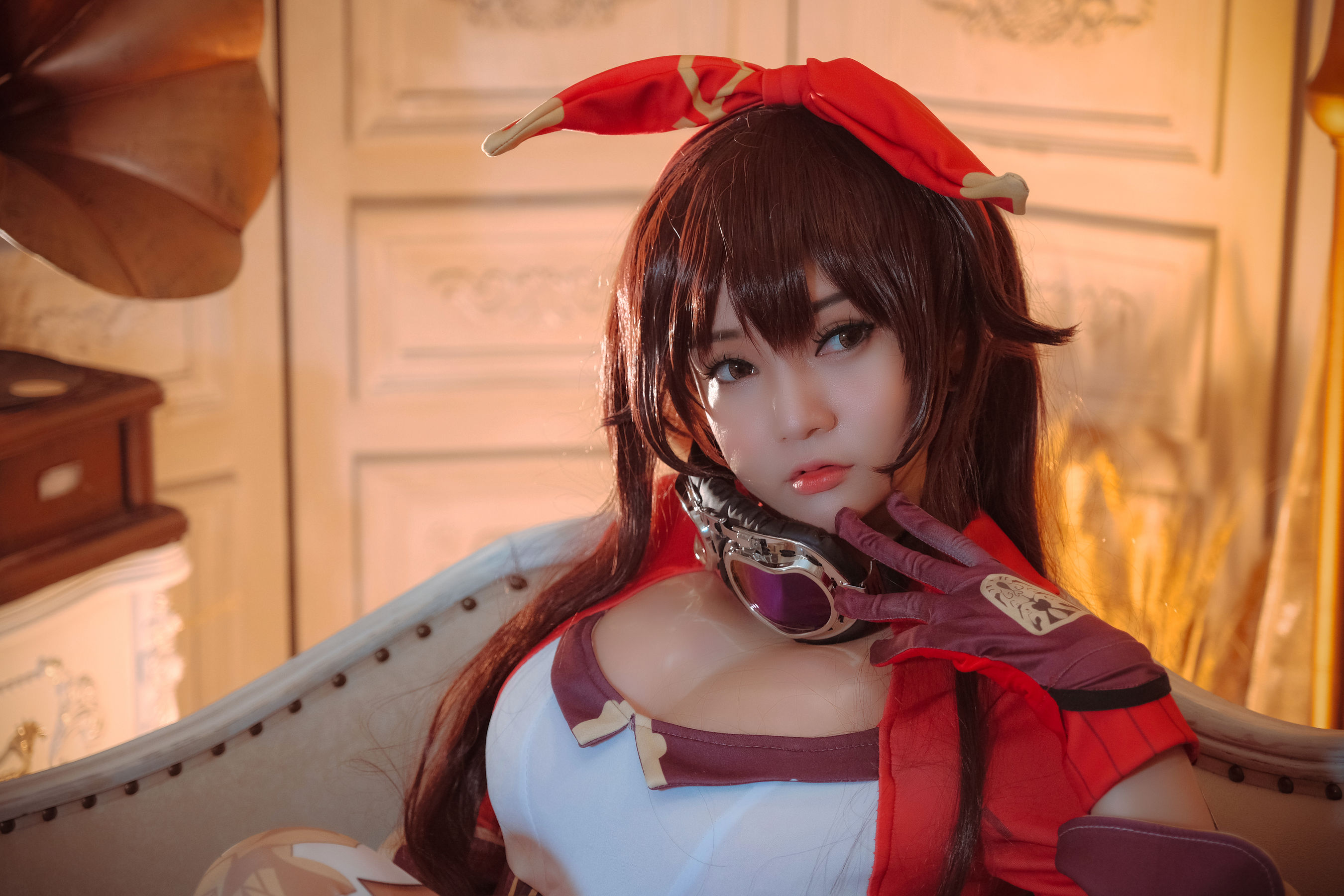 Coser小姐姐Potato Godzilla – Amber (Genshin Impact) Cosplay-第5张