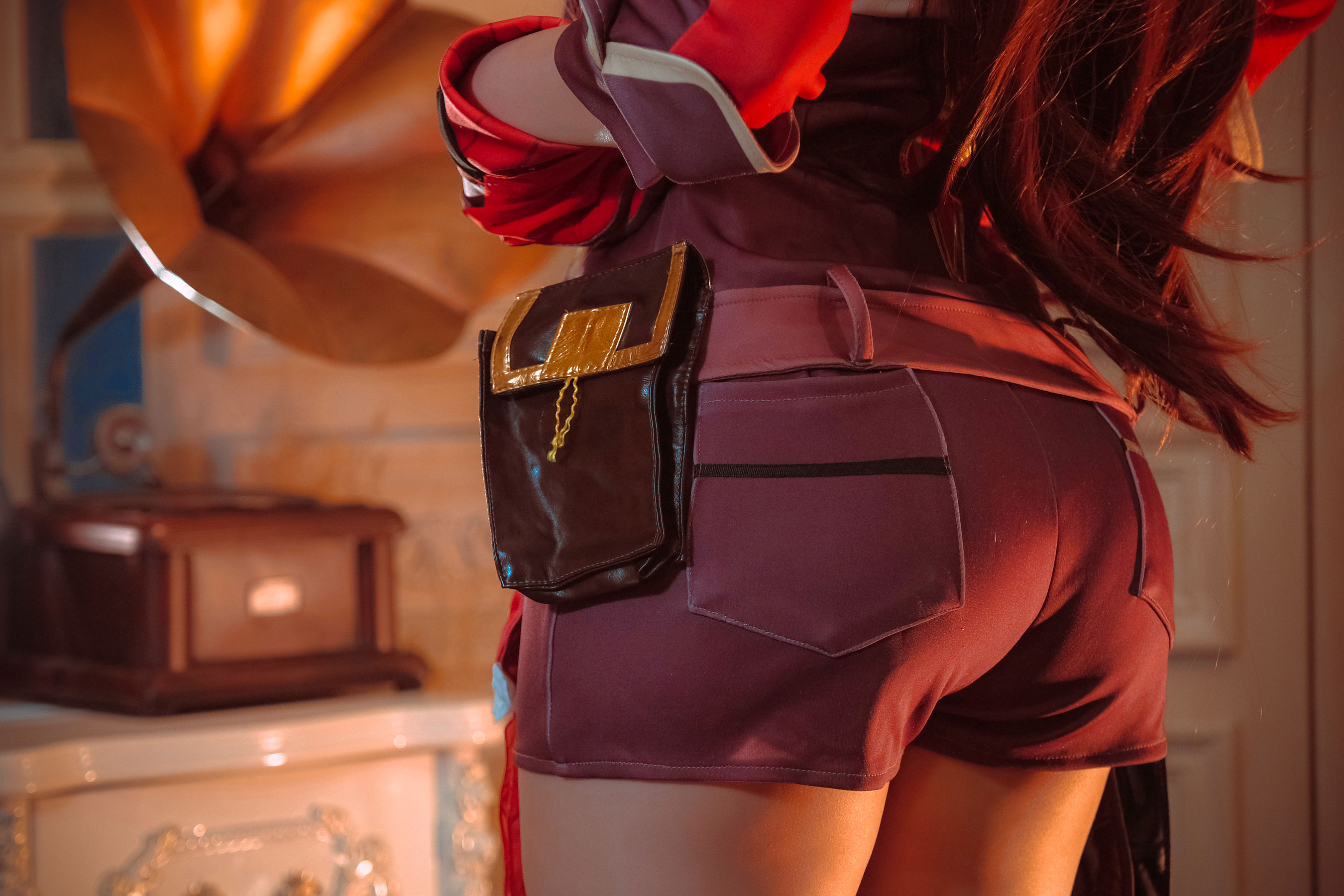 Coser小姐姐Potato Godzilla – Amber (Genshin Impact) Cosplay-第6张