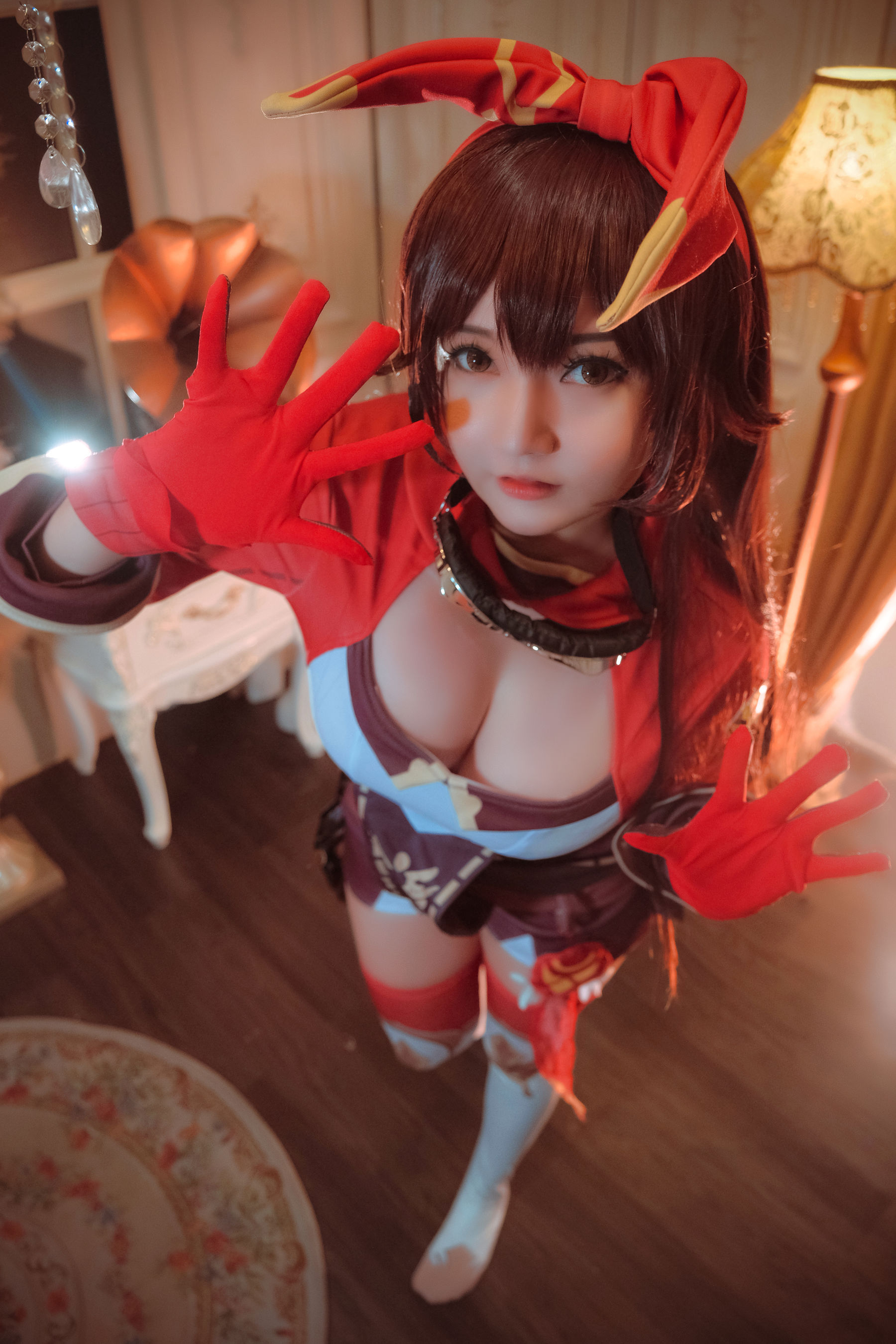 Coser小姐姐Potato Godzilla – Amber (Genshin Impact) Cosplay-第1张