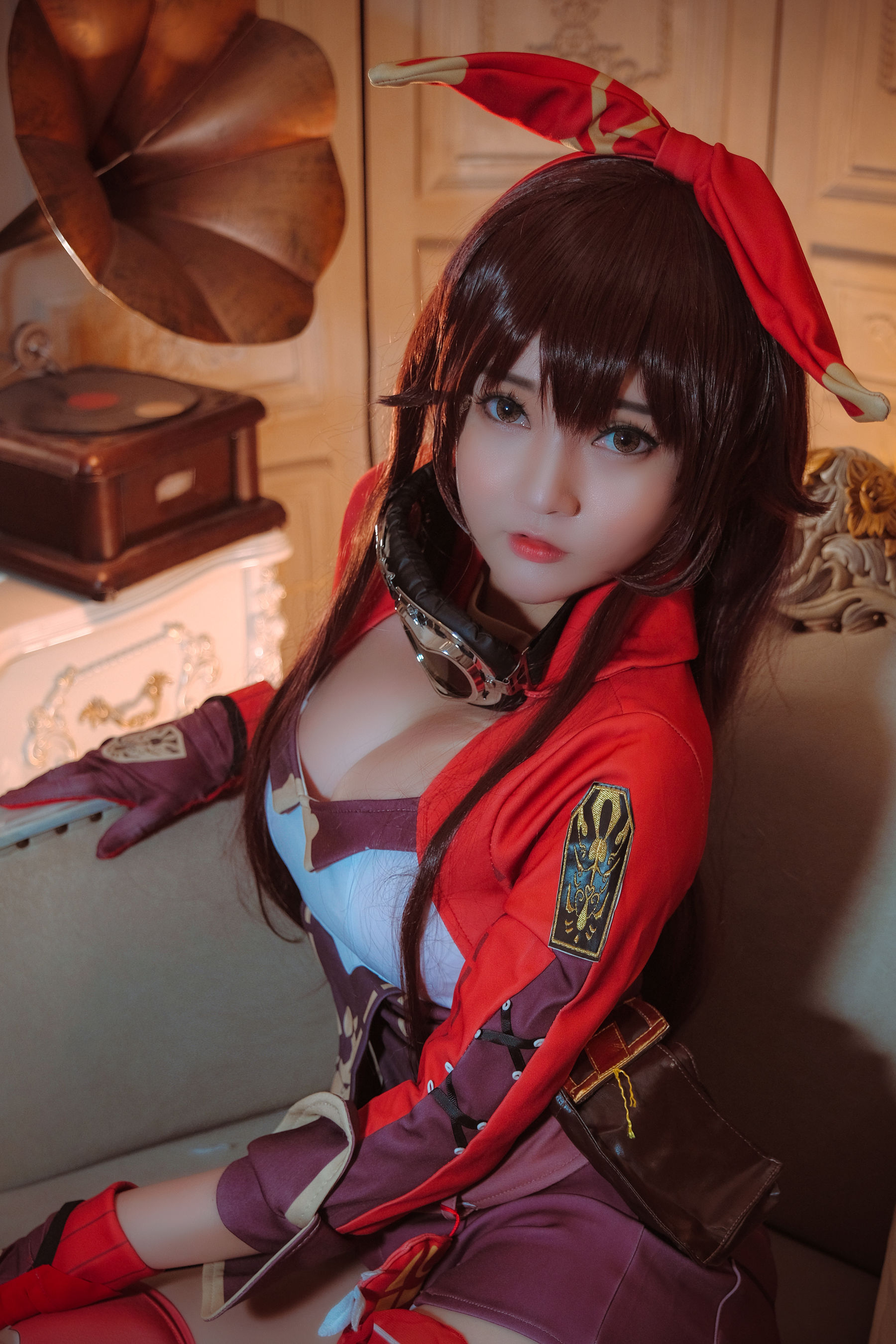 Coser小姐姐Potato Godzilla – Amber (Genshin Impact) Cosplay-第9张