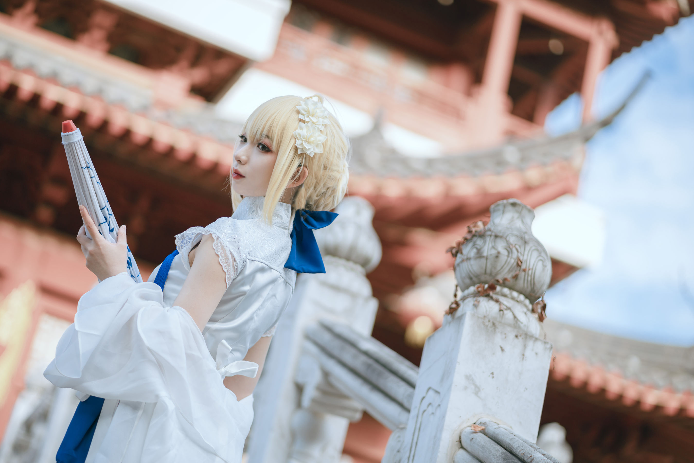动漫博主封疆疆v – saber 旗袍 Cosplay-第8张