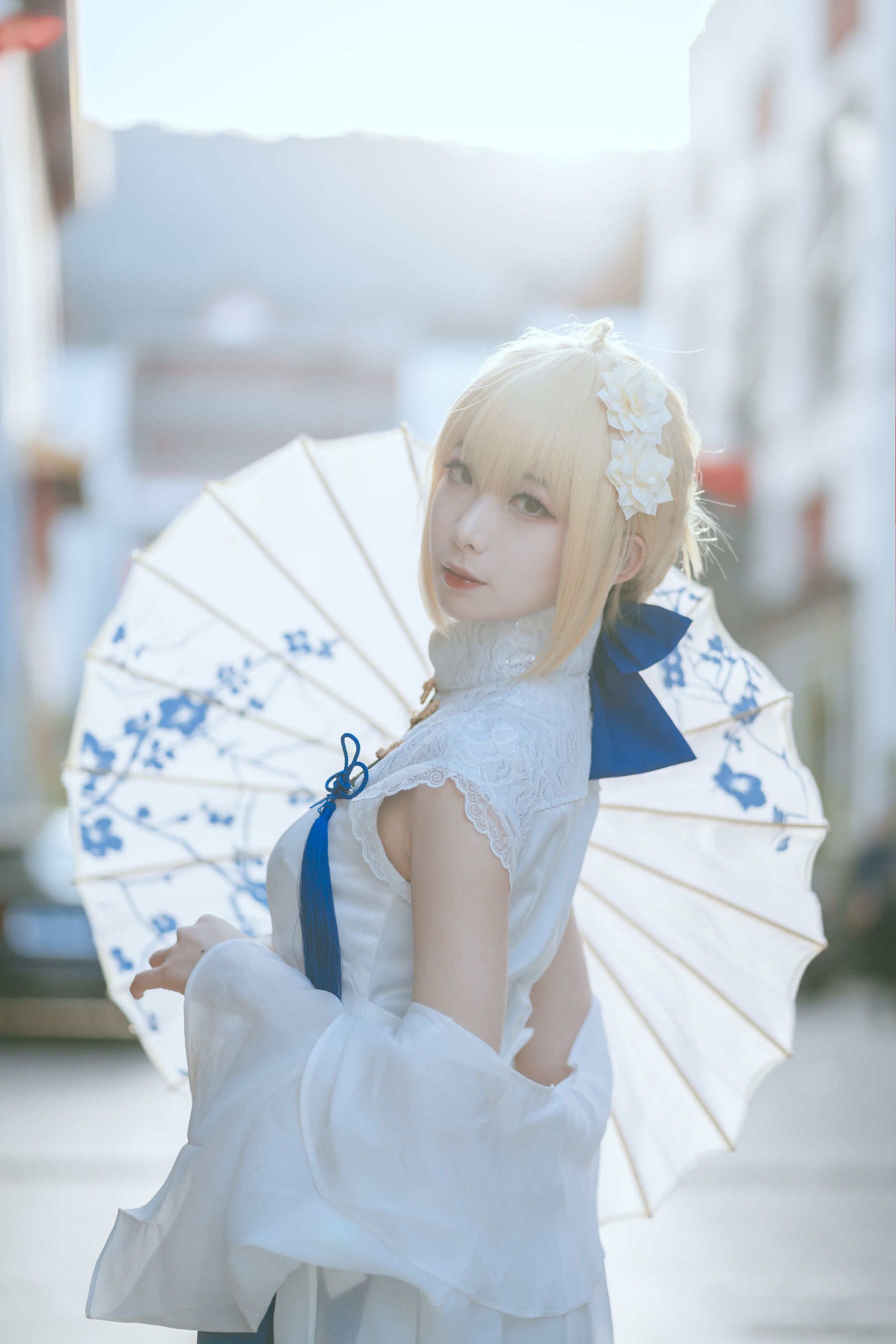 动漫博主封疆疆v – saber 旗袍 Cosplay-第4张