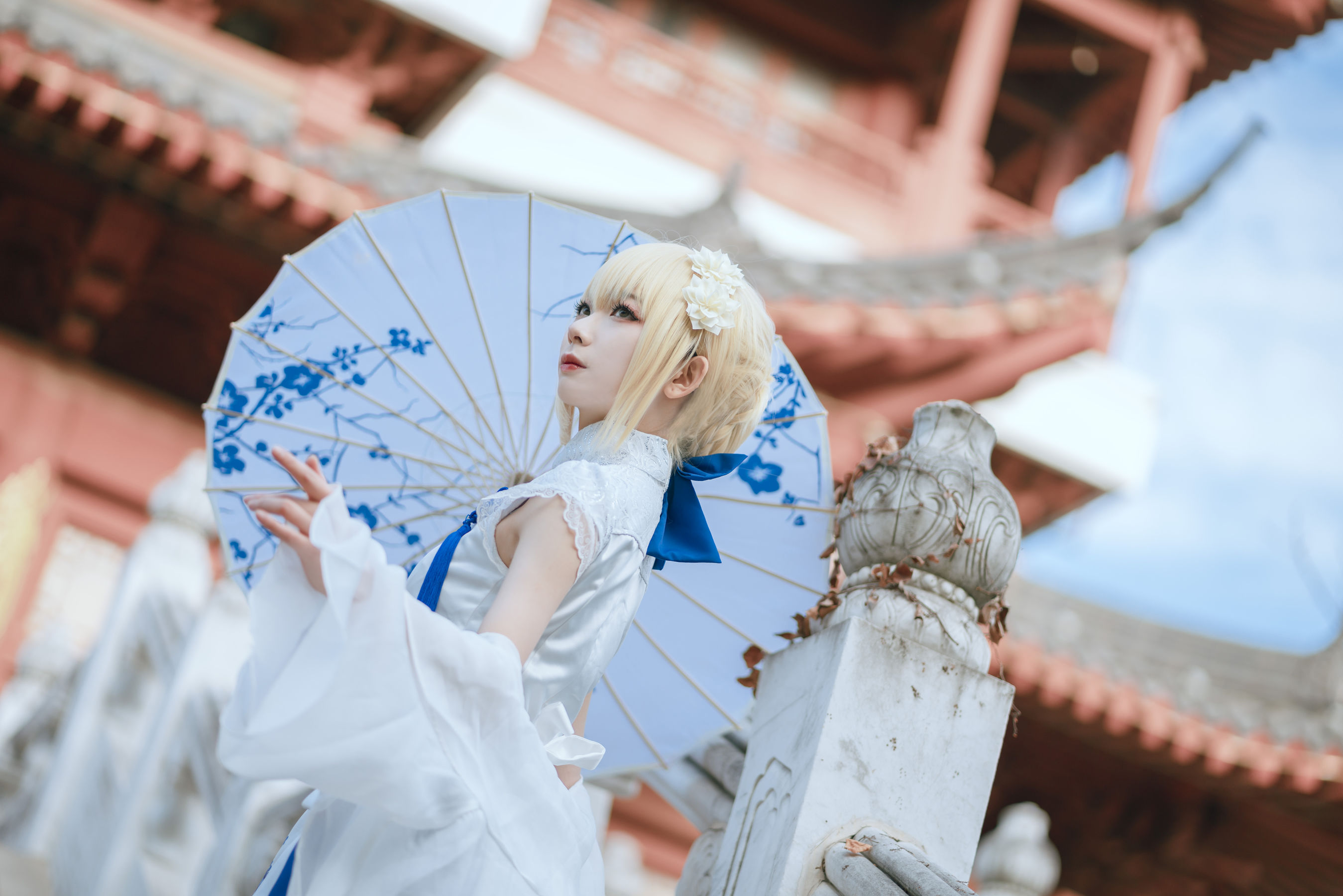 动漫博主封疆疆v – saber 旗袍 Cosplay-第7张