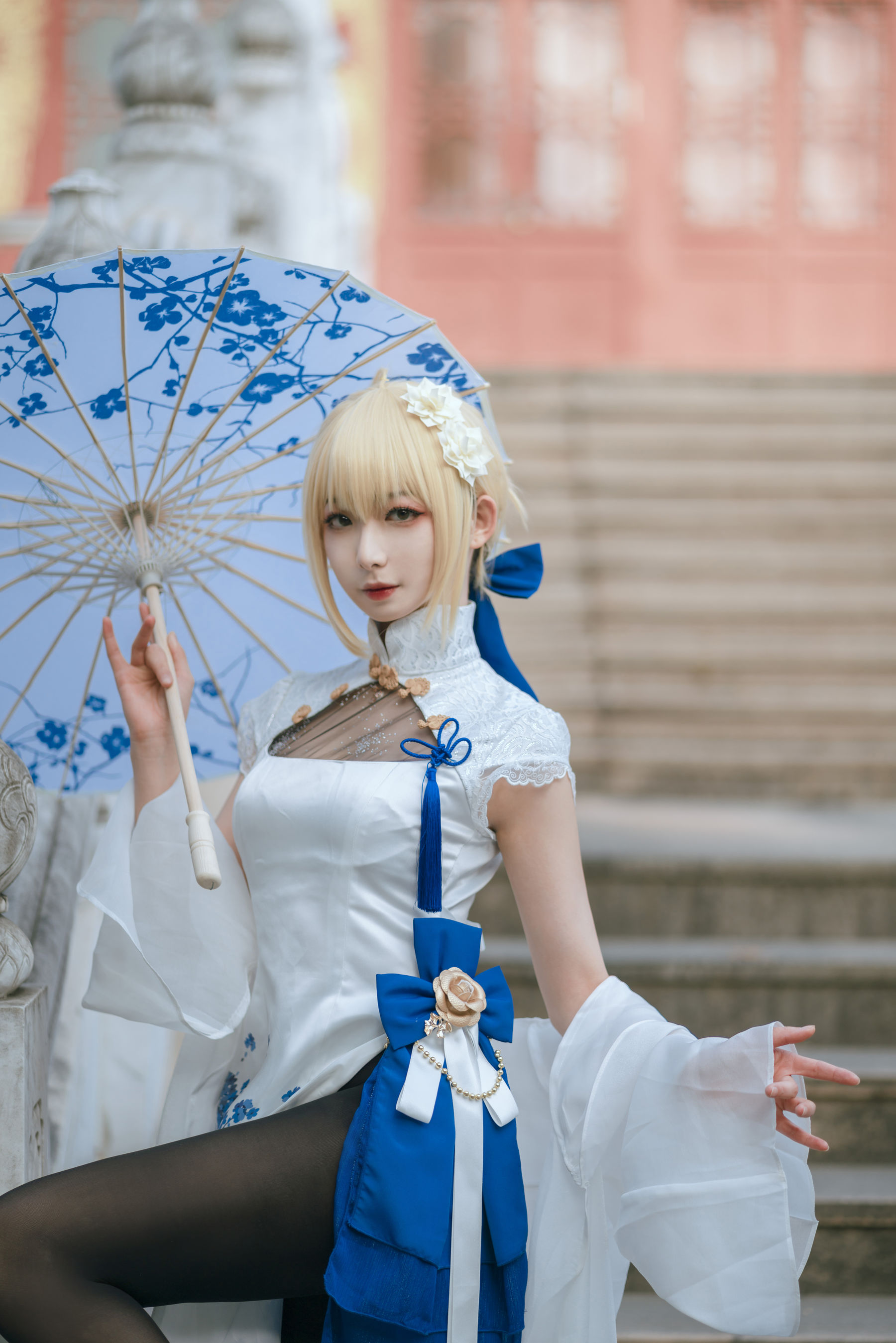 动漫博主封疆疆v – saber 旗袍 Cosplay-第34张