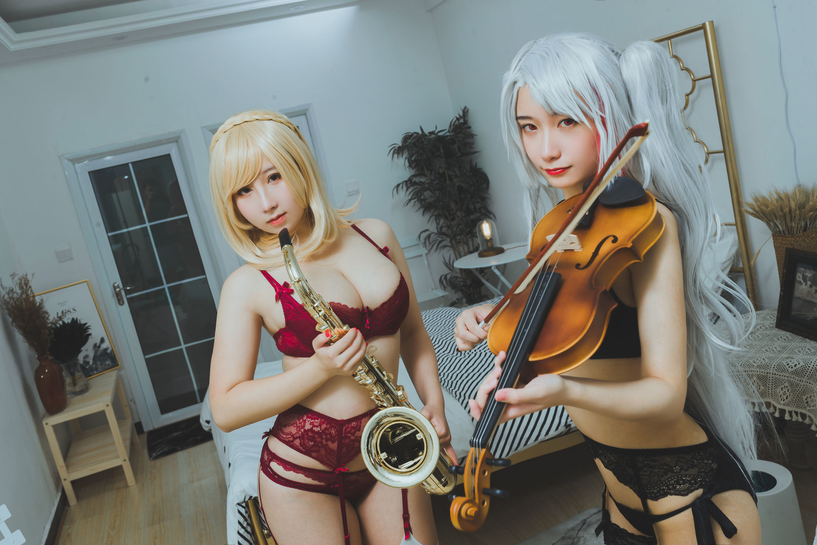 动漫博主从从从从鸾 威欧内衣 Cosplay-第63张