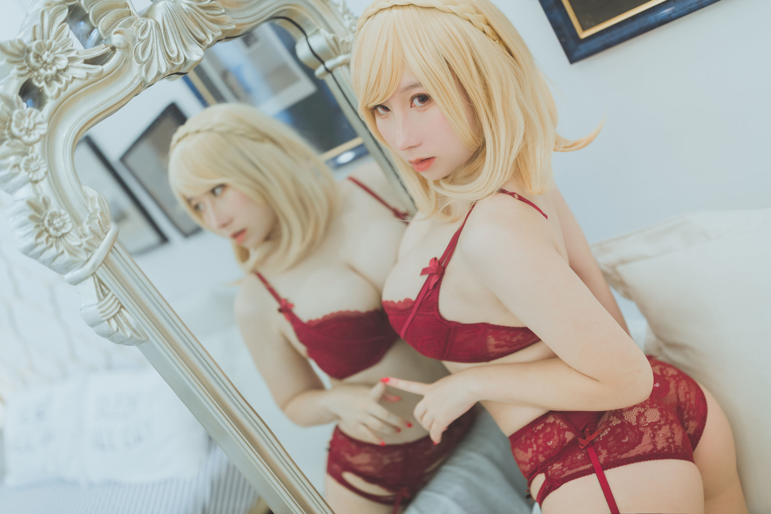 动漫博主从从从从鸾 威欧内衣 Cosplay-第47张