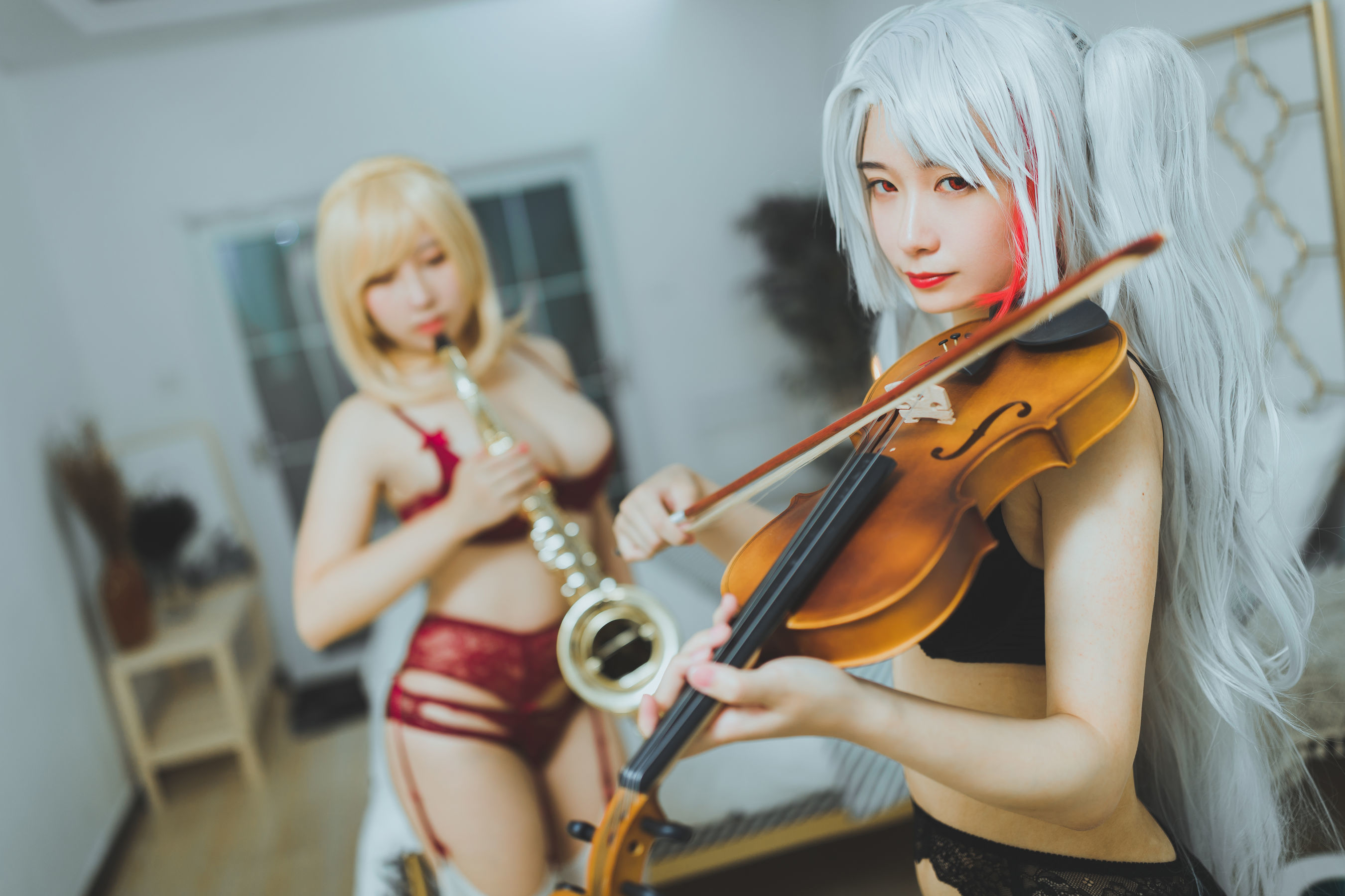 动漫博主从从从从鸾 威欧内衣 Cosplay-第62张