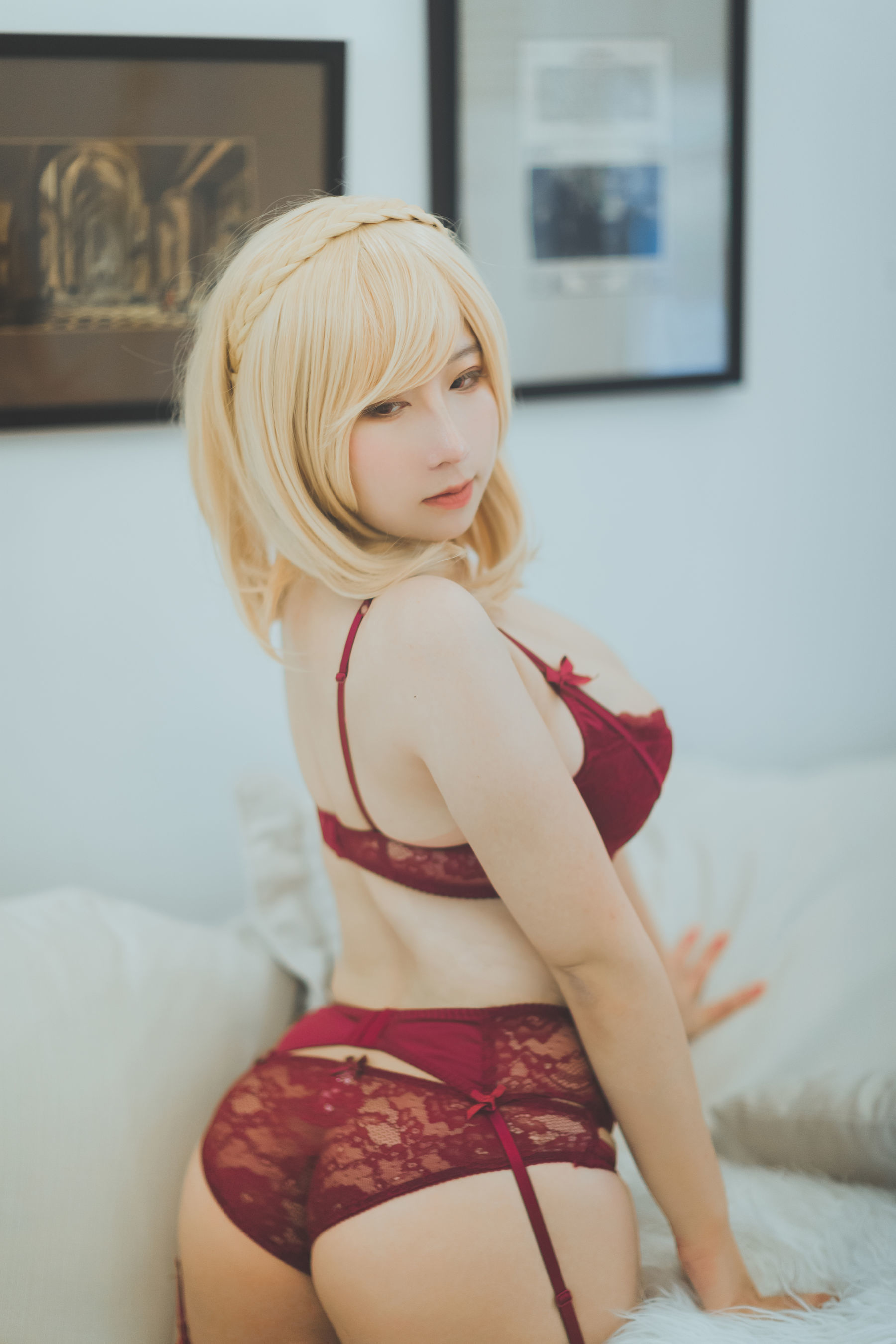 动漫博主从从从从鸾 威欧内衣 Cosplay-第32张