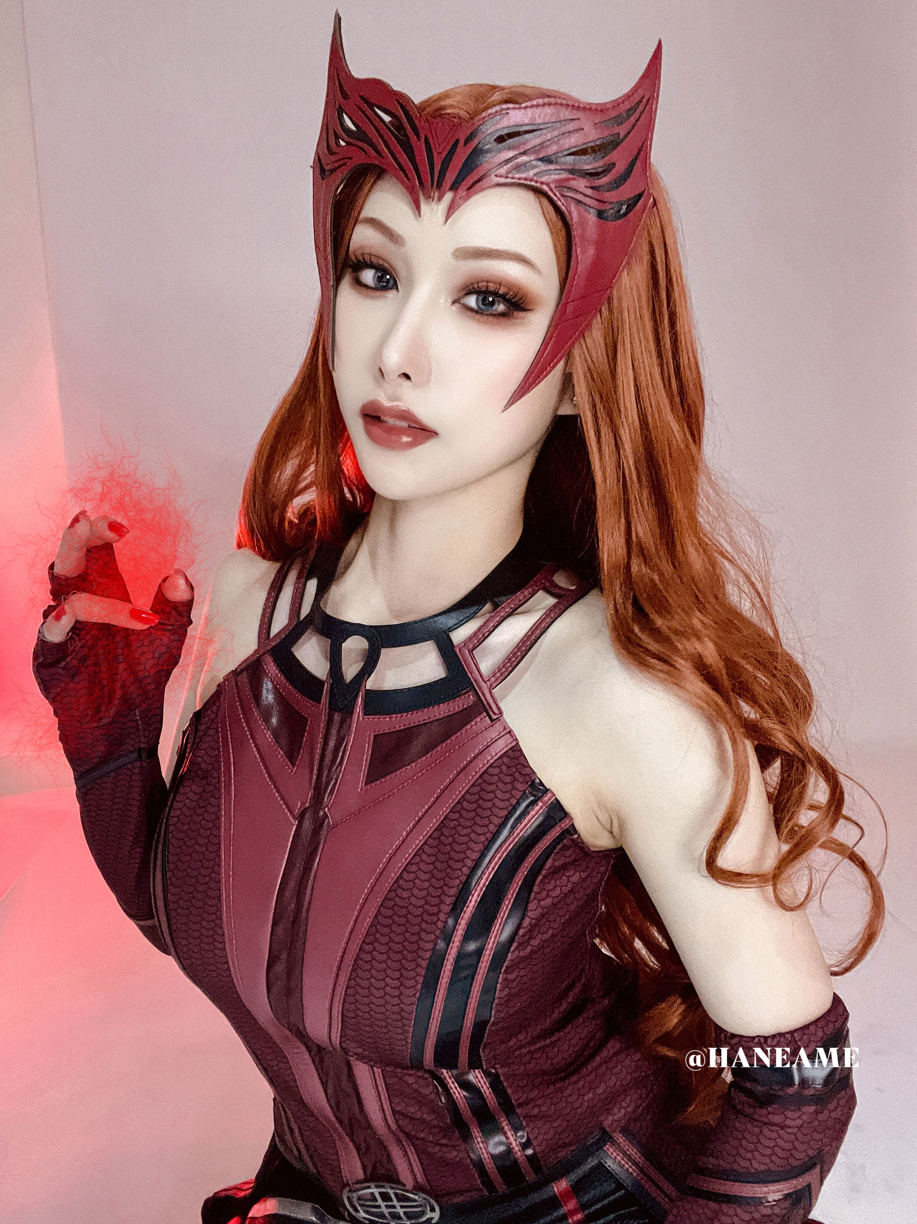 Hane Ame 雨波 – 漫威 绯红女巫 Cosplay-第38张