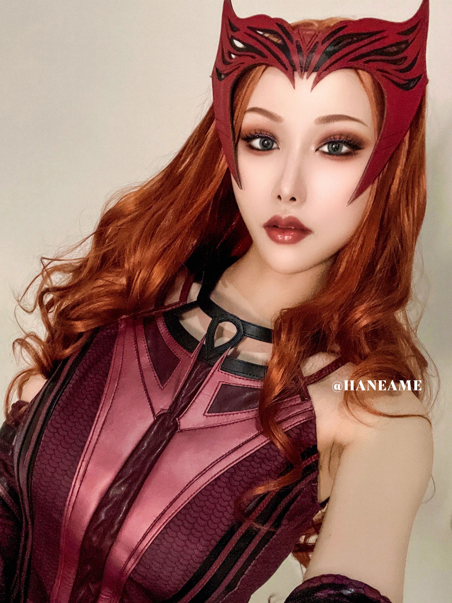 Hane Ame 雨波 – 漫威 绯红女巫 Cosplay-第5张