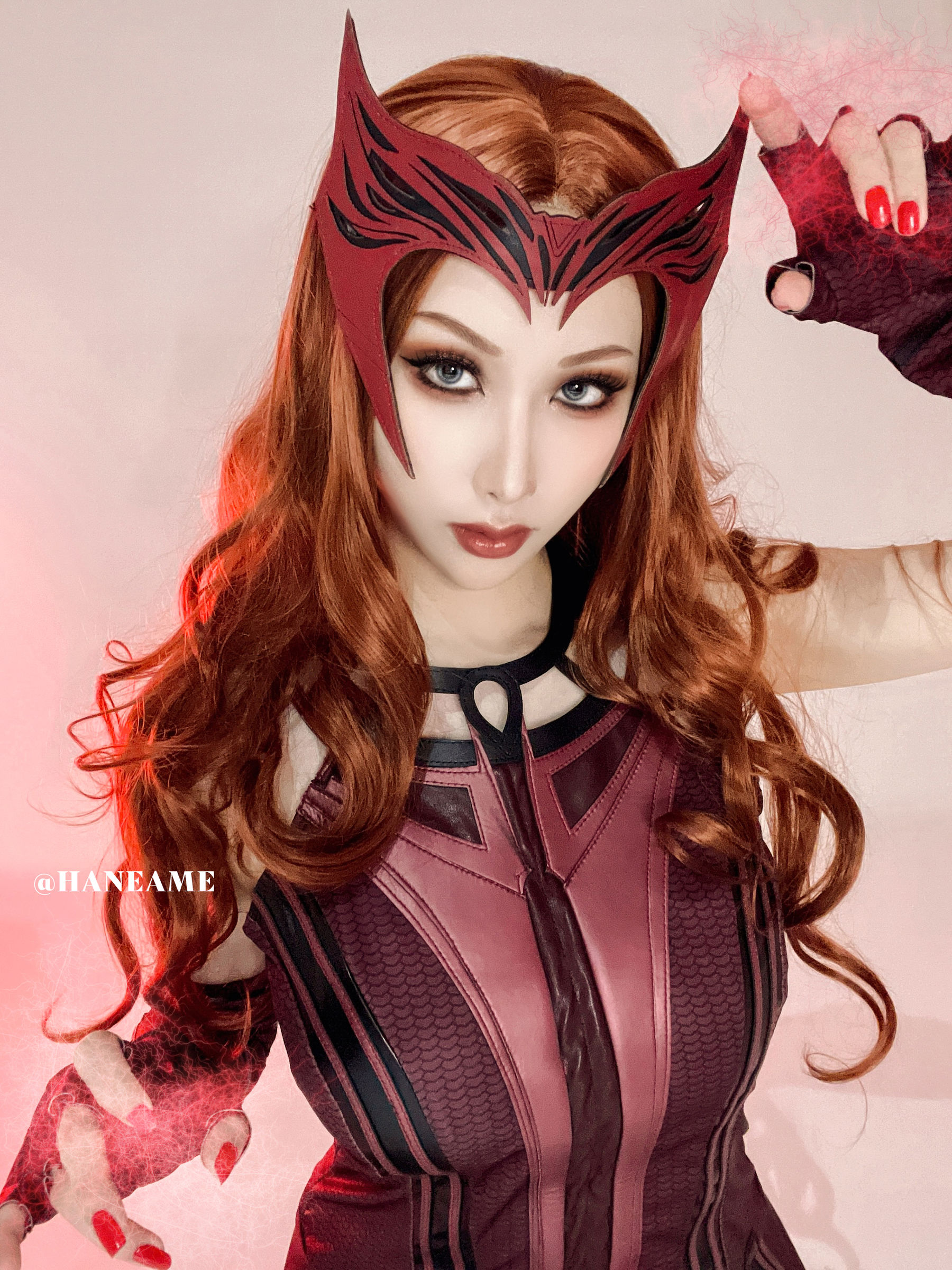 Hane Ame 雨波 – 漫威 绯红女巫 Cosplay-第19张