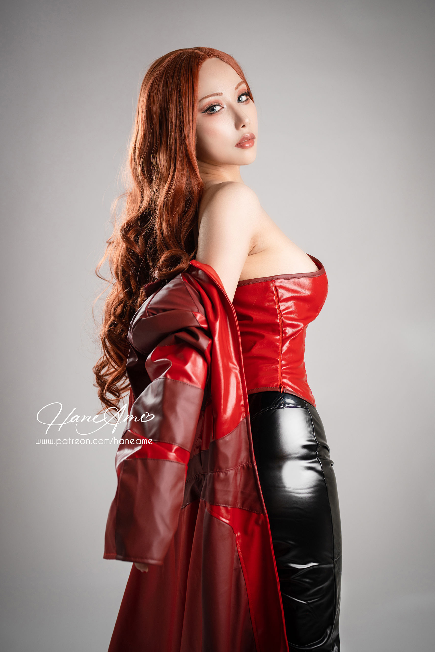 Hane Ame 雨波 – 漫威 绯红女巫 Cosplay-第44张