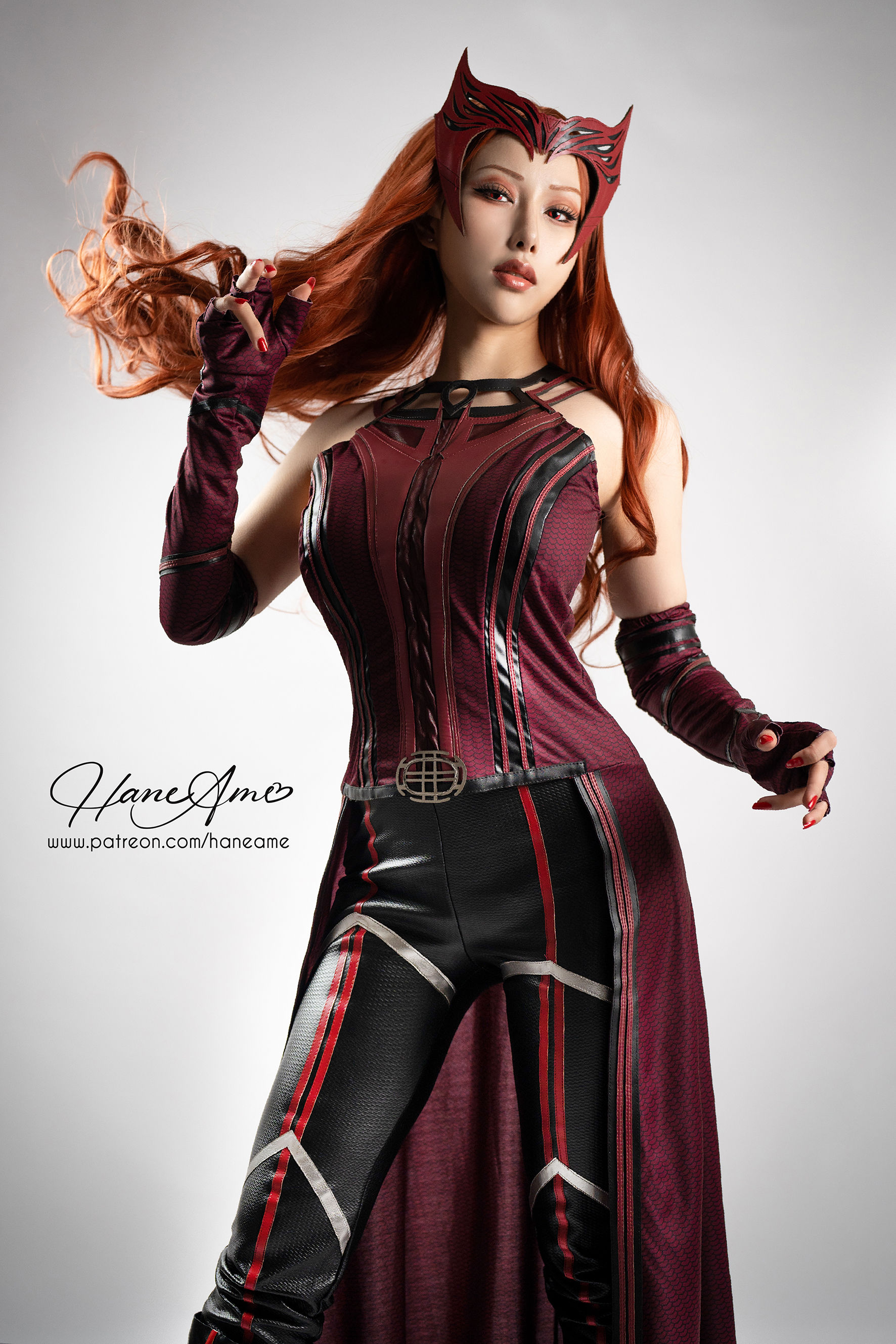 Hane Ame 雨波 – 漫威 绯红女巫 Cosplay-第26张