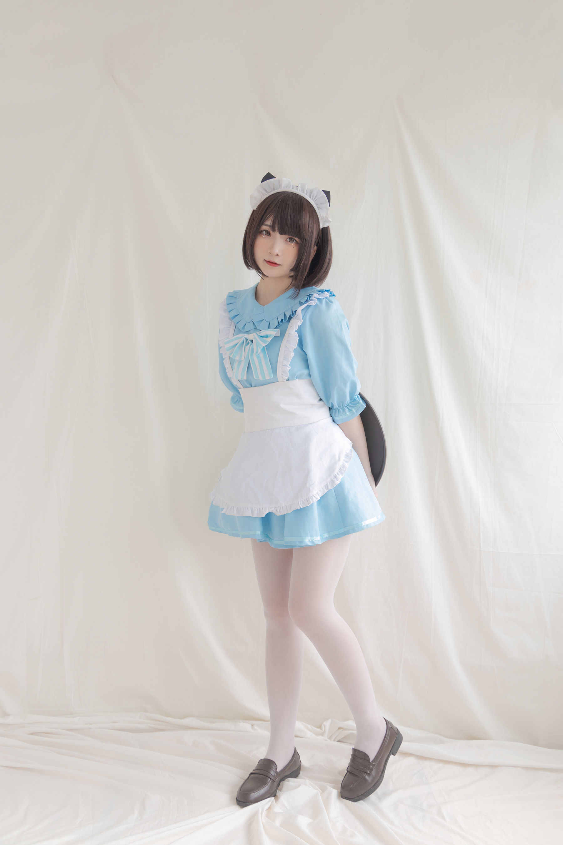 二次元美女古川kagura – 蓝色小猫女仆 Cosplay-第38张