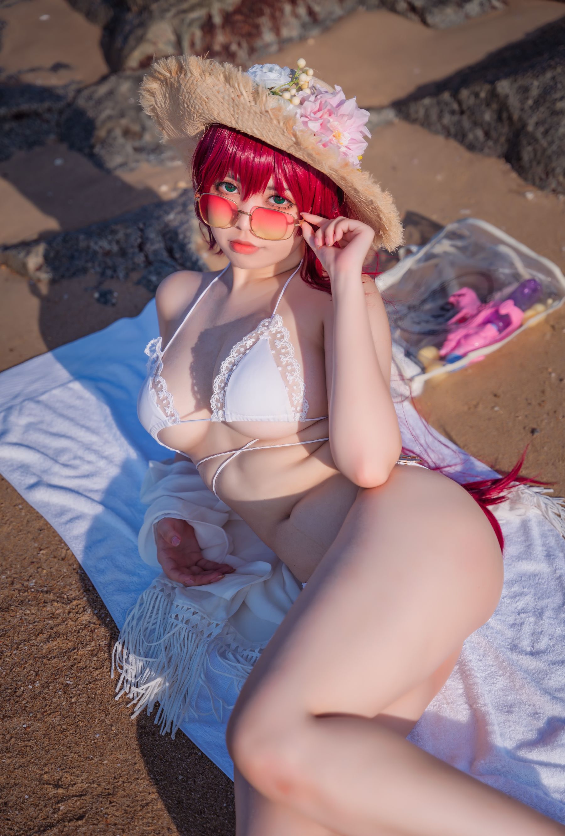啊日日_Ganlory – 絮库夫泳装 Cosplay-第5张