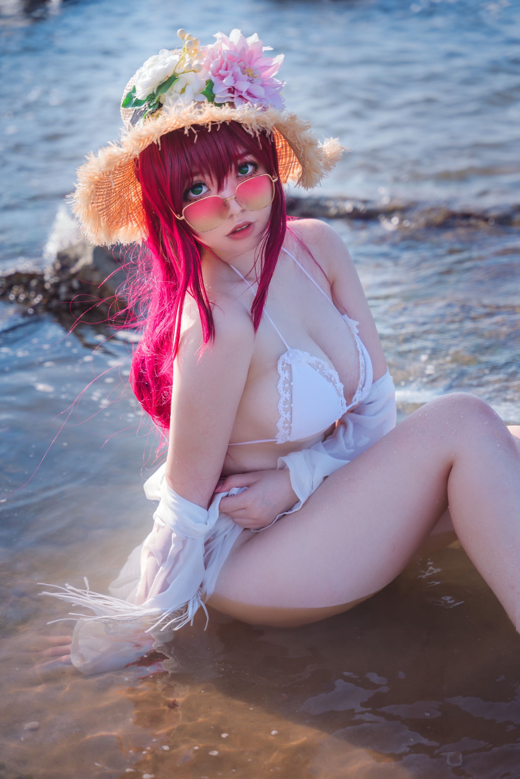 啊日日_Ganlory – 絮库夫泳装 Cosplay-第37张