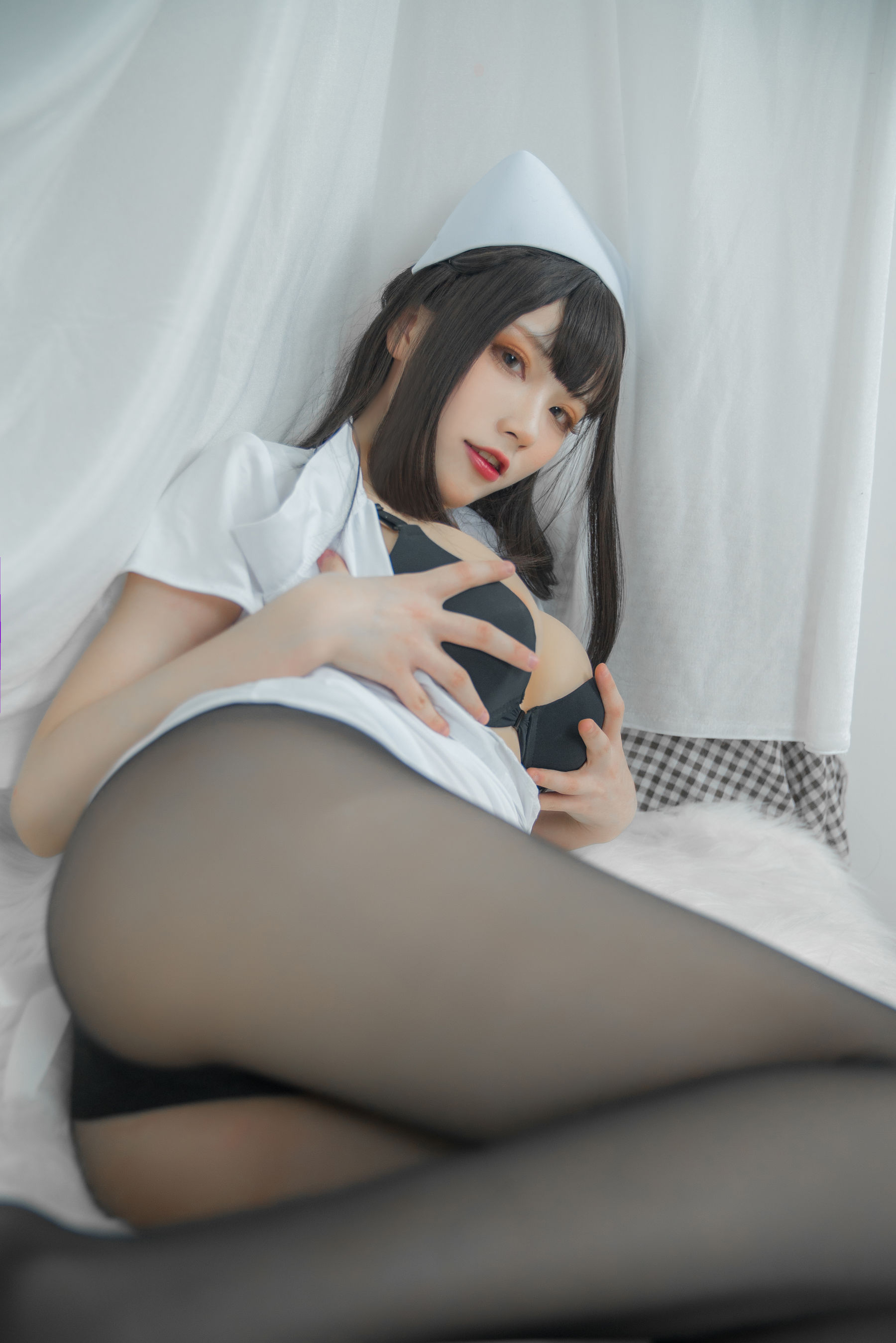 起司块wii写真 白色护士 Cosplay-第17张