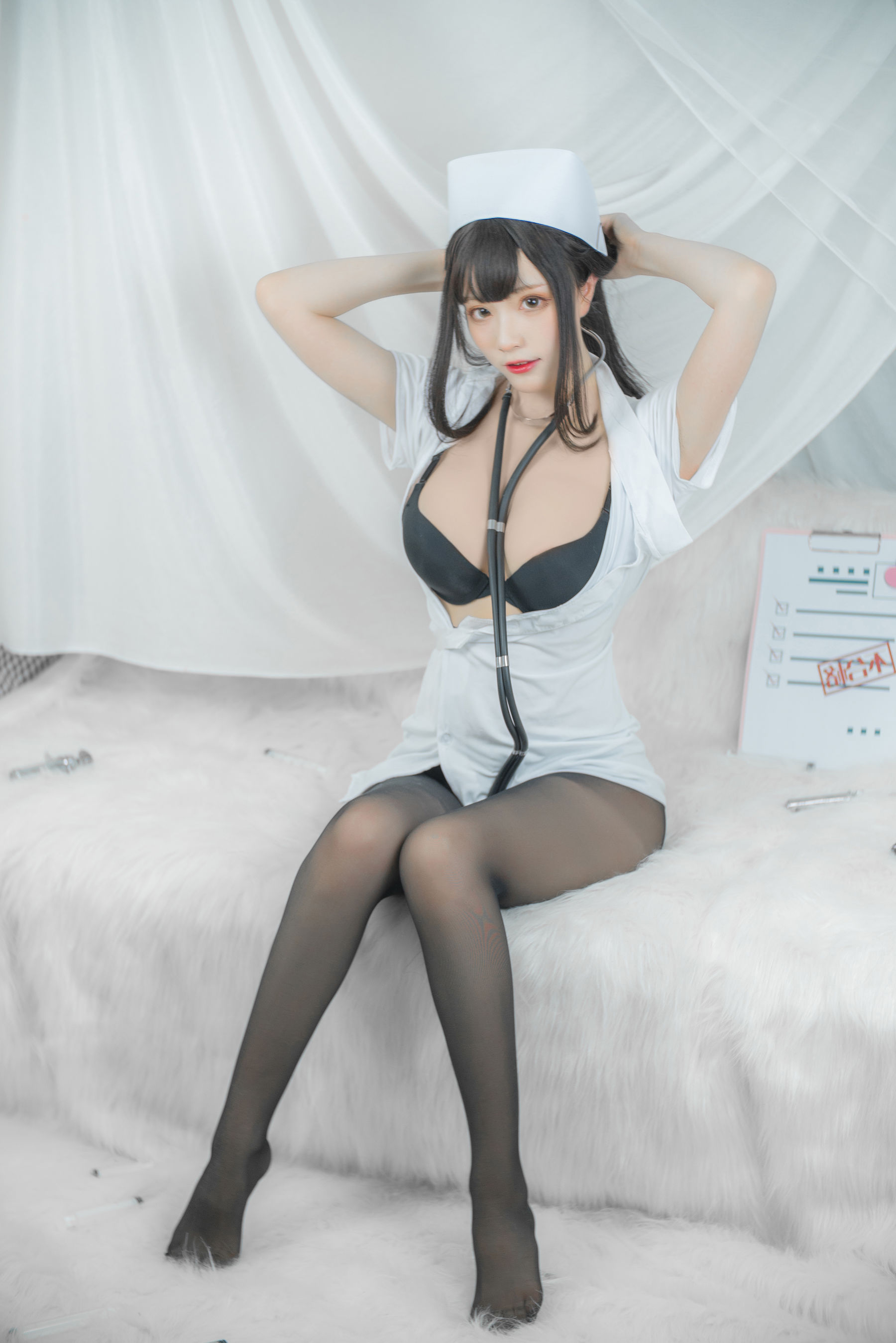 起司块wii写真 白色护士 Cosplay-第58张