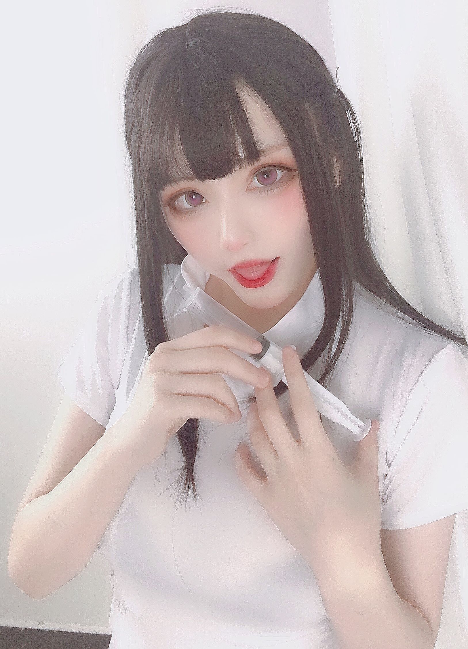 起司块wii写真 白色护士 Cosplay-第4张
