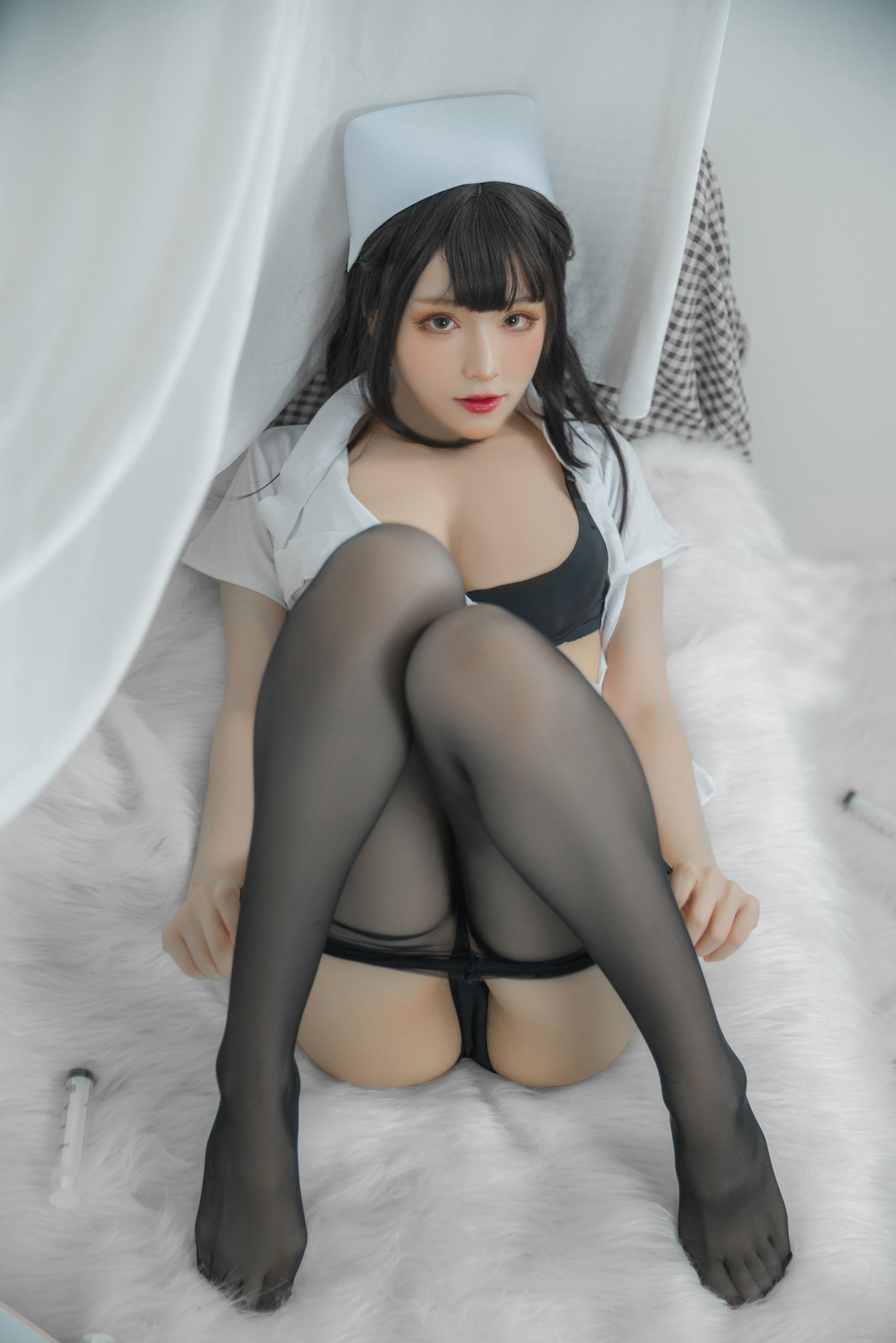起司块wii写真 白色护士 Cosplay-第28张