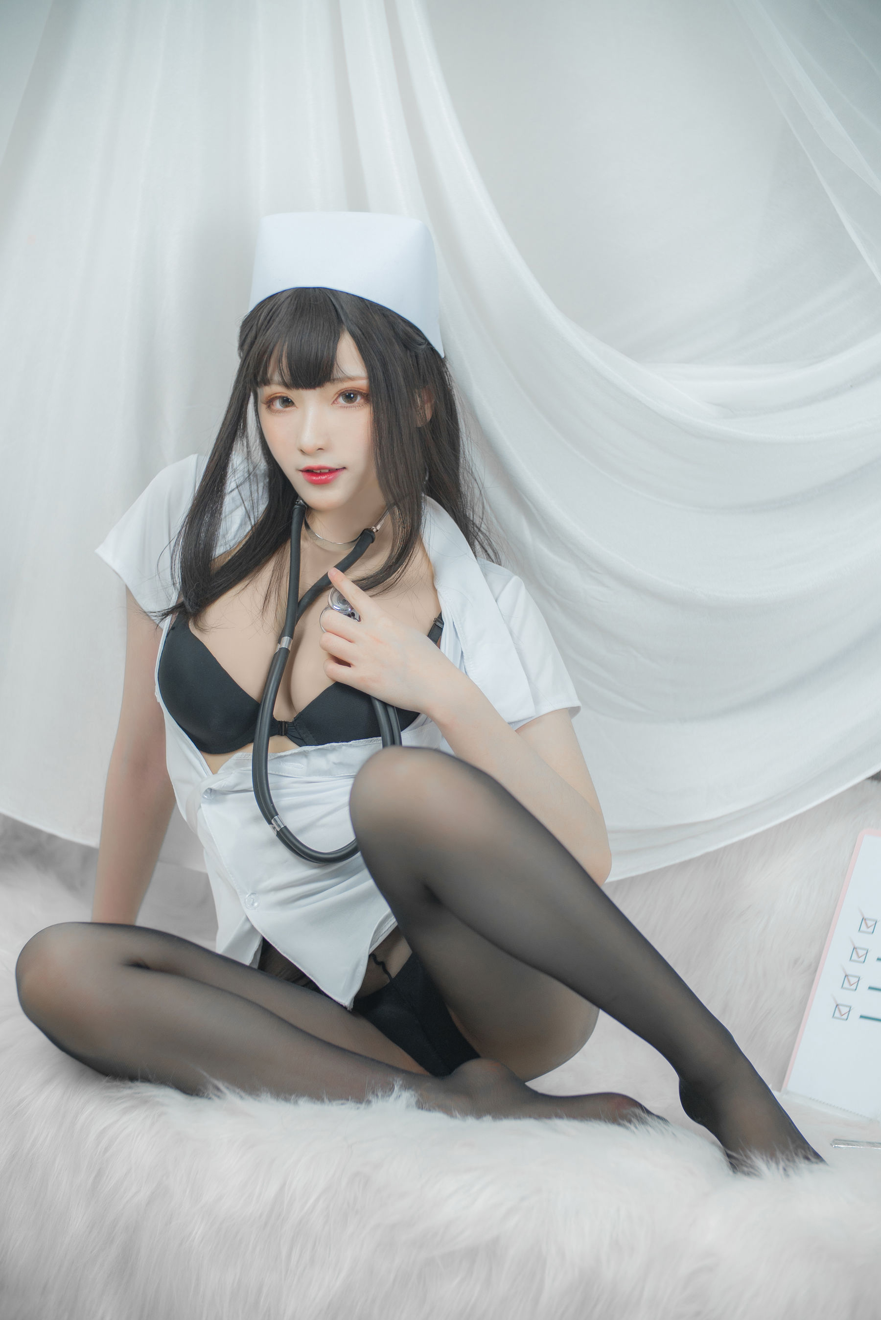 起司块wii写真 白色护士 Cosplay-第59张