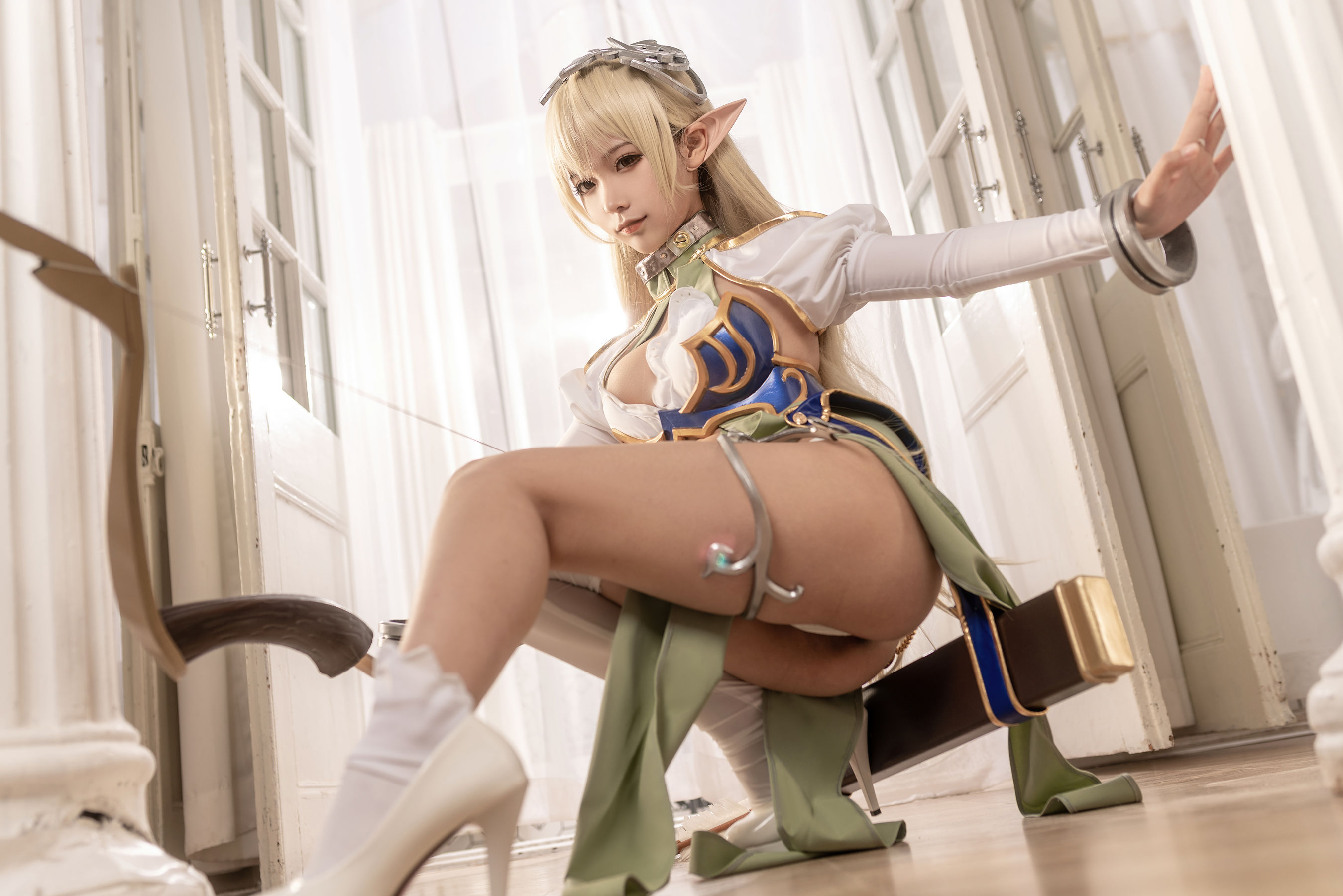 动漫博主蠢沫沫 – 精灵村 第一村人 Cosplay-第8张