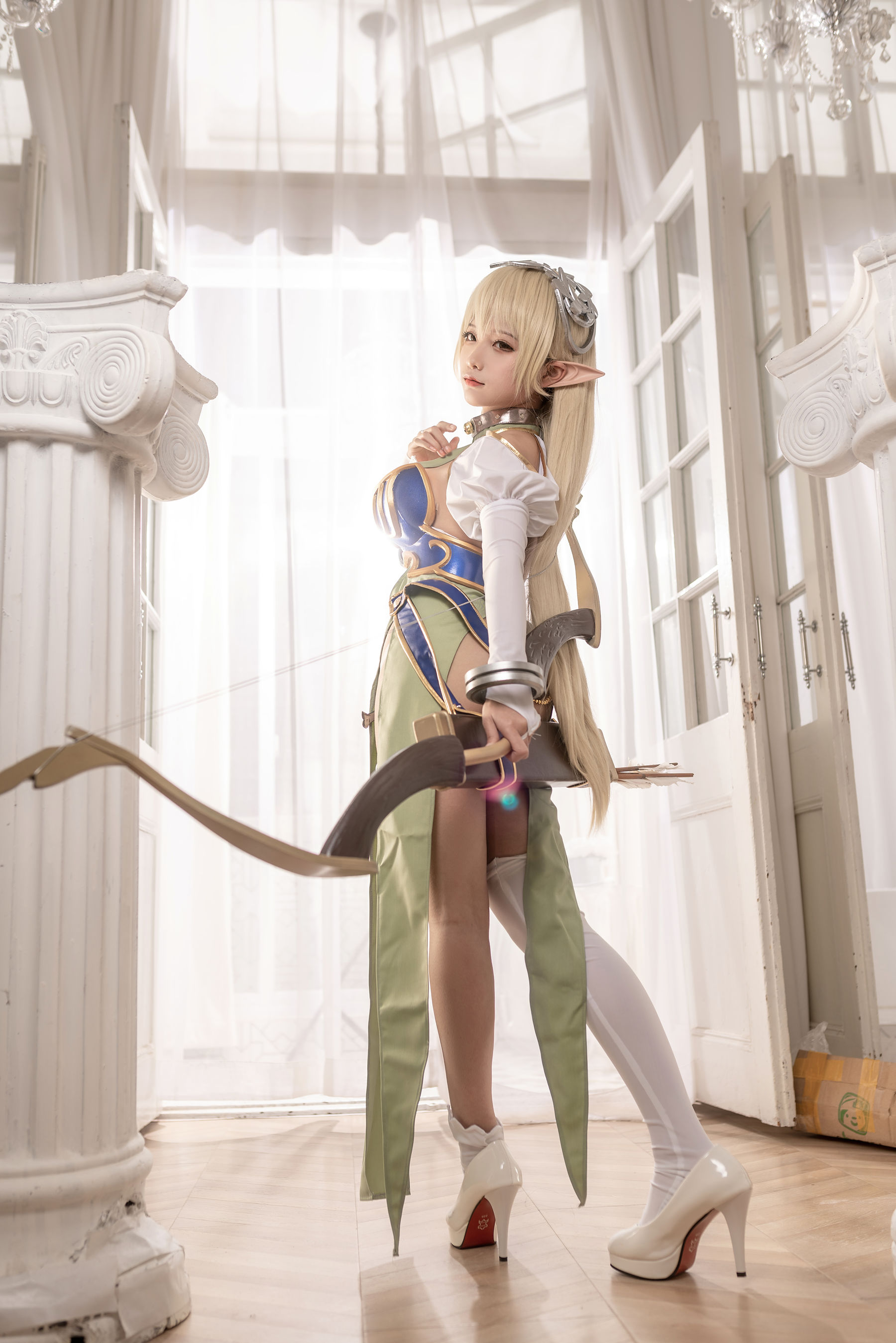 动漫博主蠢沫沫 – 精灵村 第一村人 Cosplay-第2张