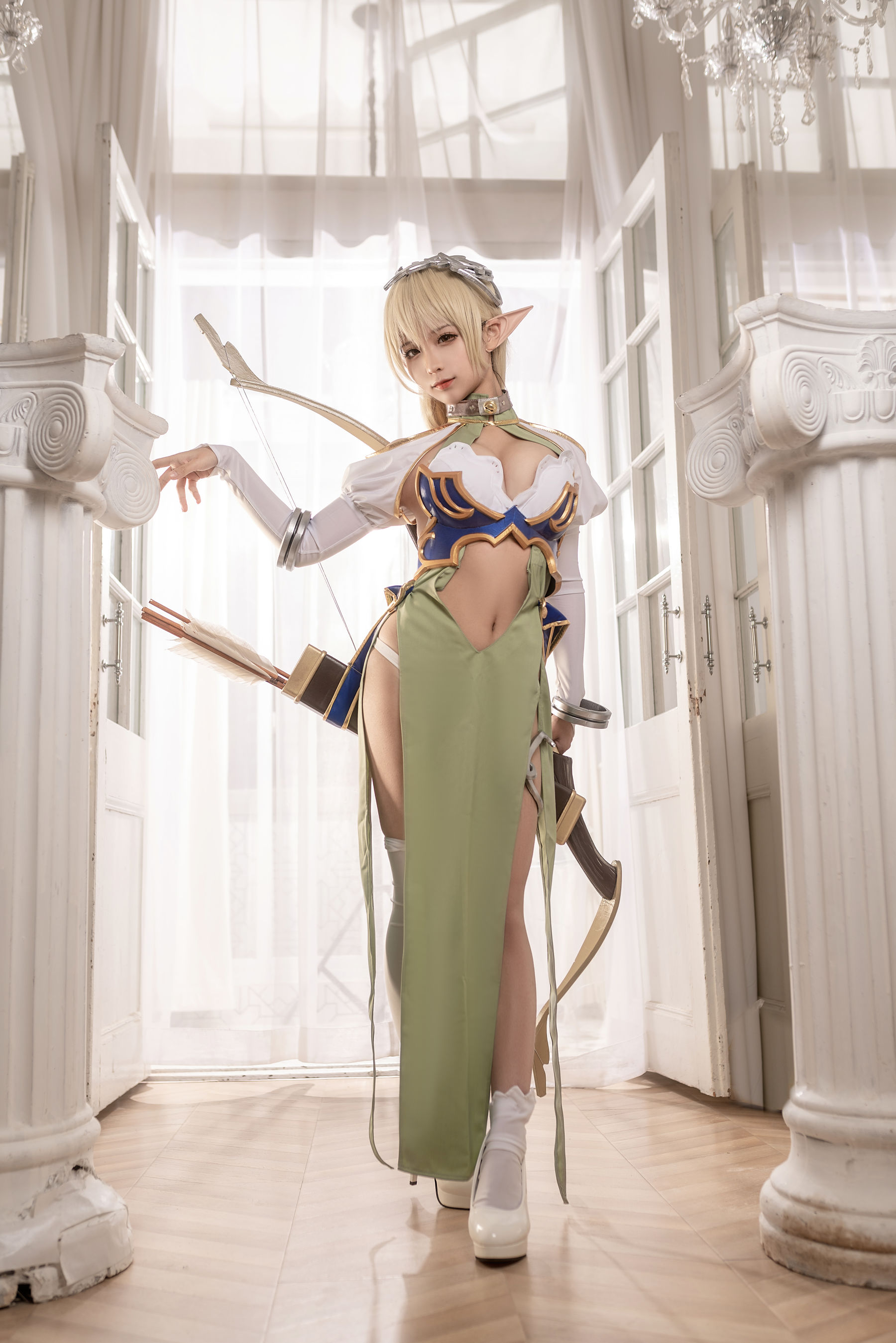 动漫博主蠢沫沫 – 精灵村 第一村人 Cosplay-第38张