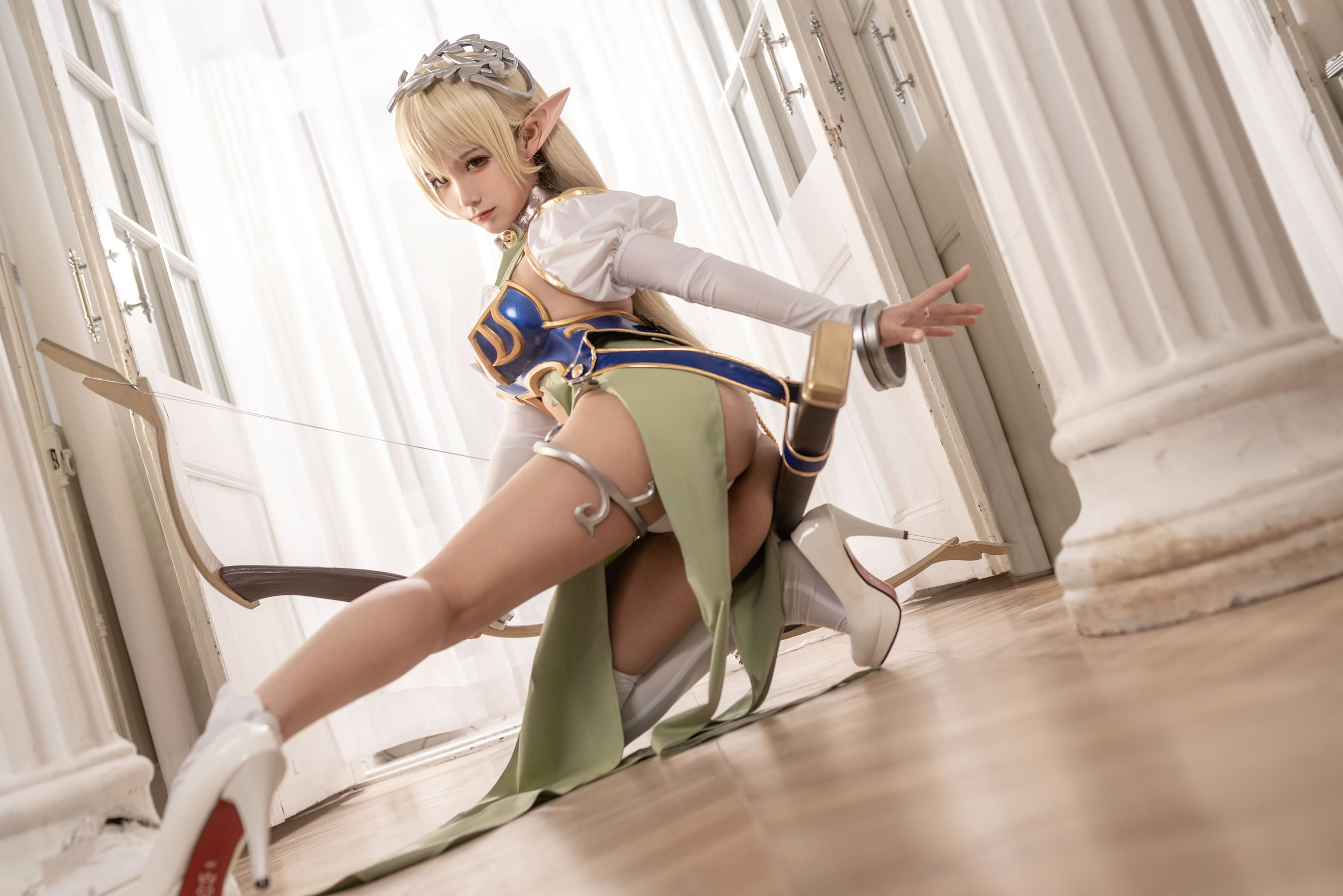 动漫博主蠢沫沫 – 精灵村 第一村人 Cosplay-第7张