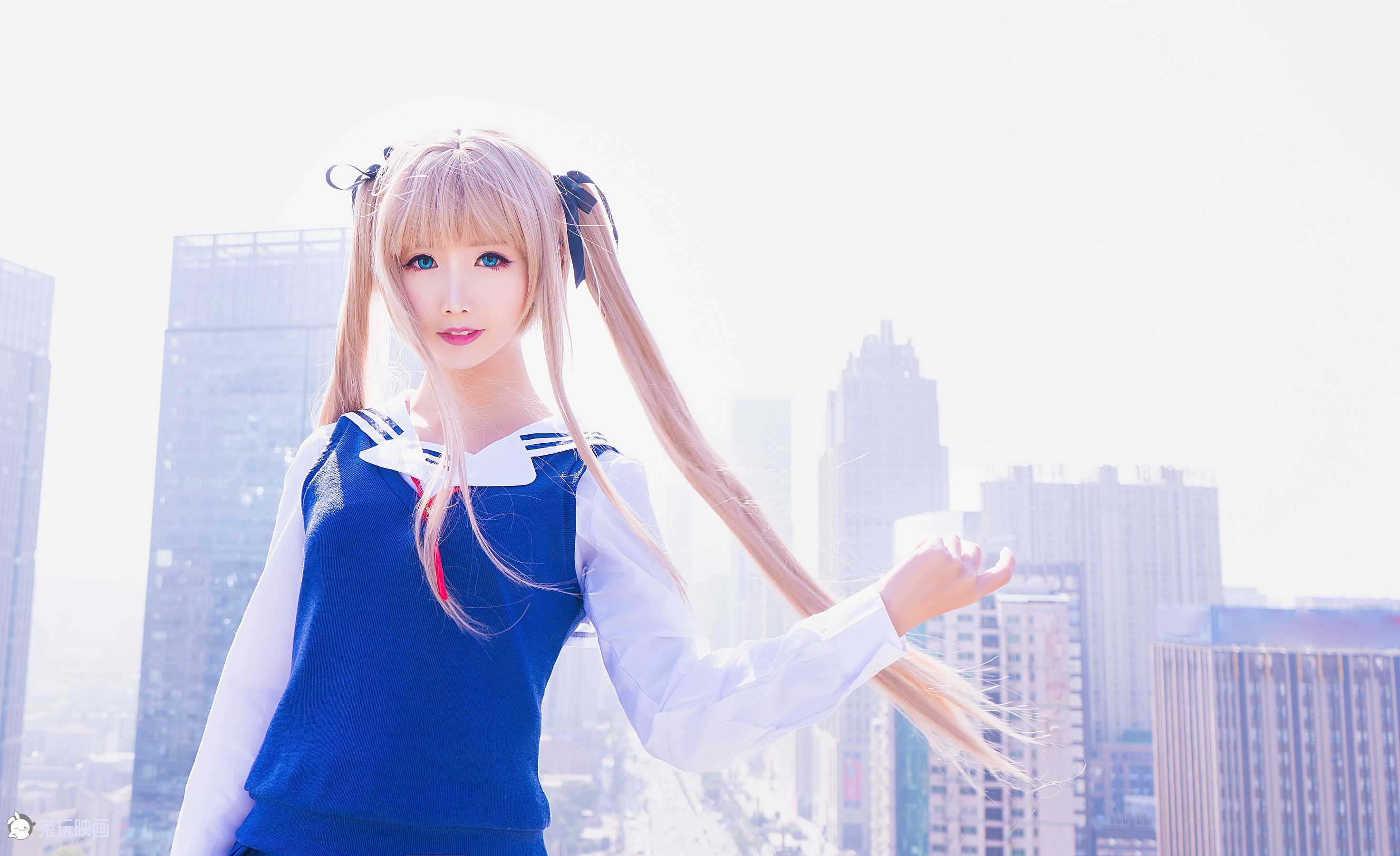 [萝莉COS] 面饼仙儿 – 双马尾COS Cosplay-第2张