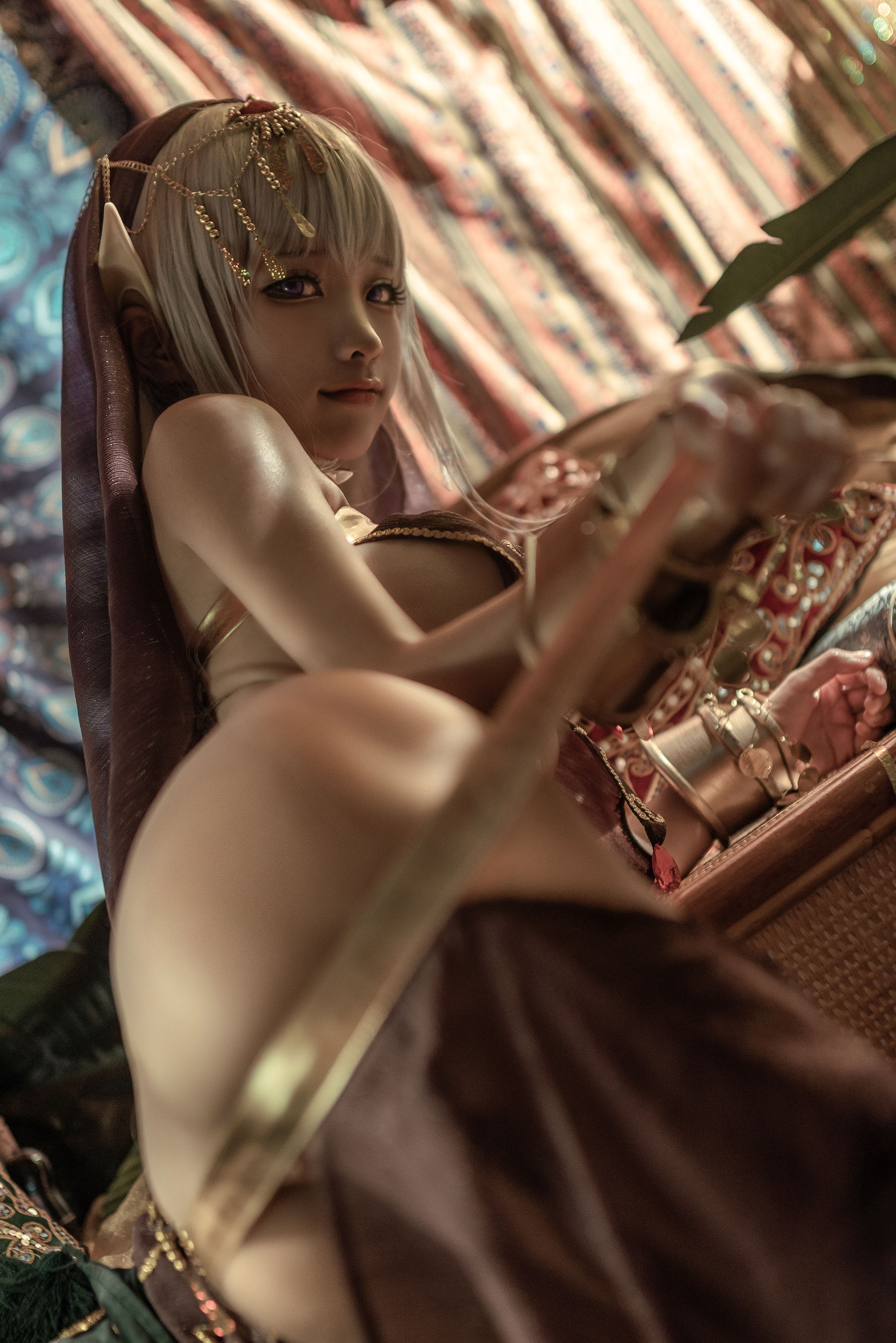 动漫博主蠢沫沫 – 黑兽 Cosplay-第15张