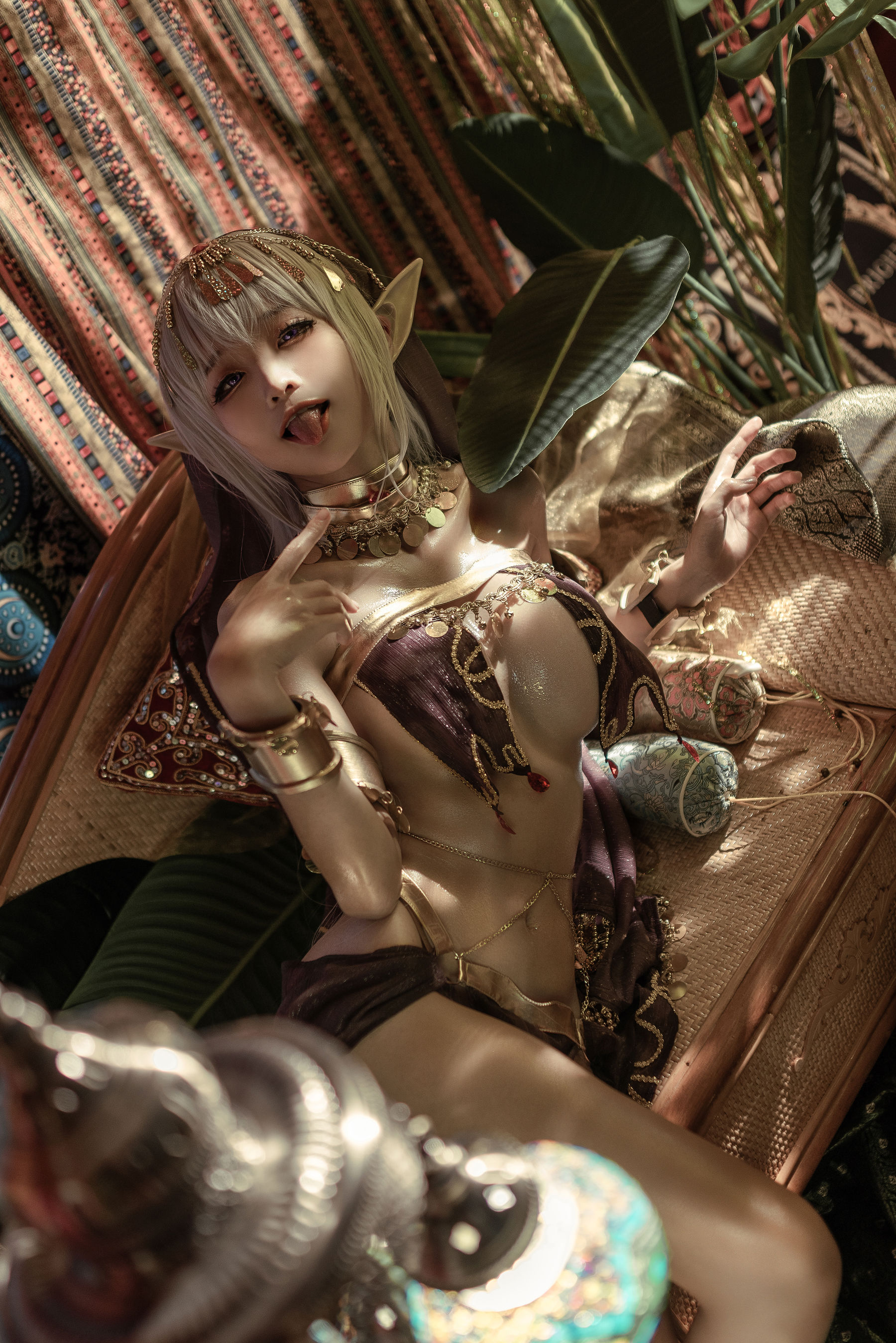 动漫博主蠢沫沫 – 黑兽 Cosplay-第1张