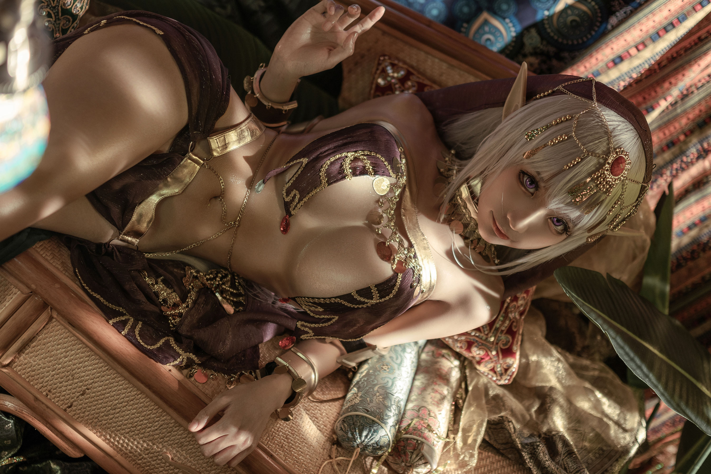 动漫博主蠢沫沫 – 黑兽 Cosplay-第2张