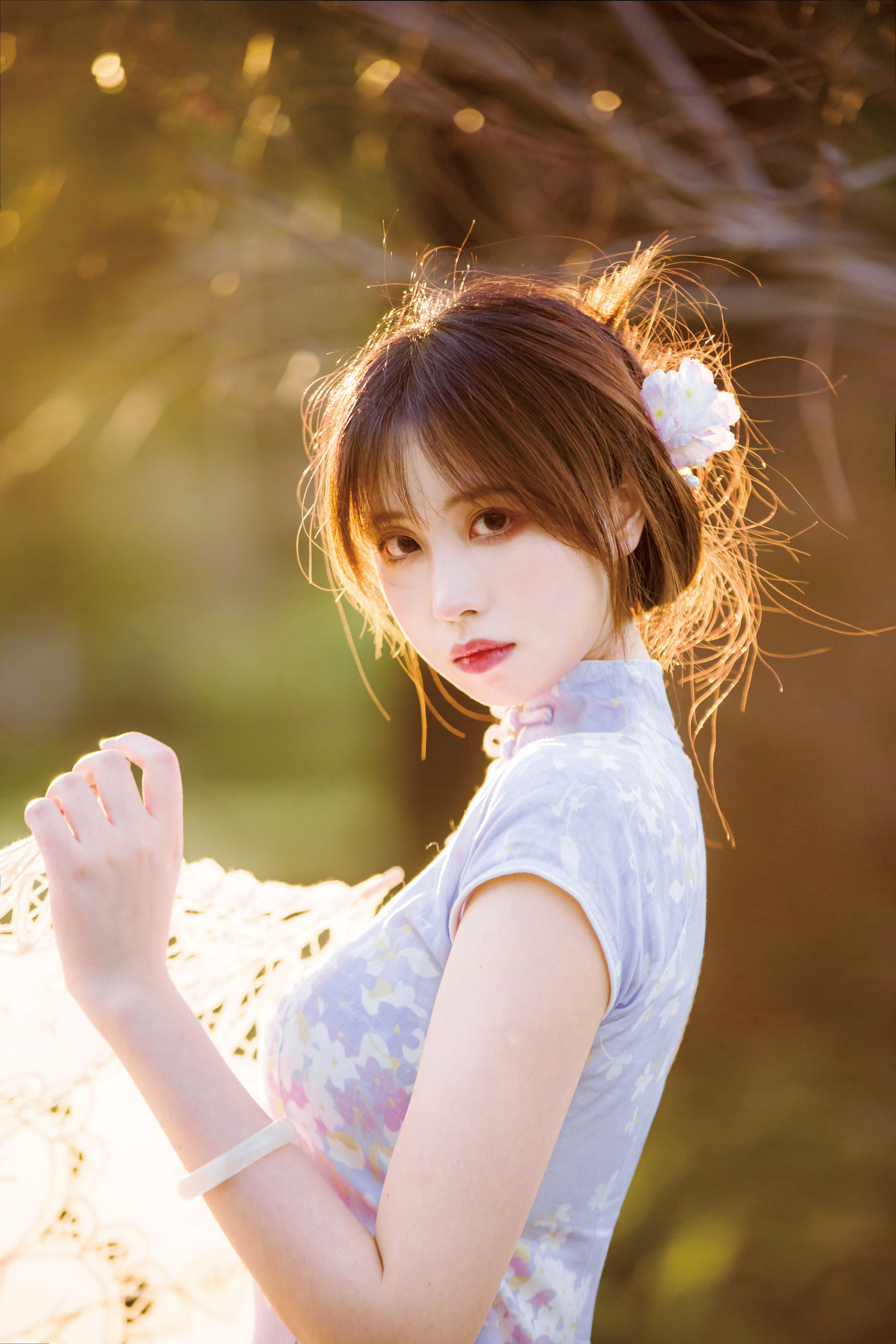 次元少女念雪ww – 旗袍 Cosplay-第24张