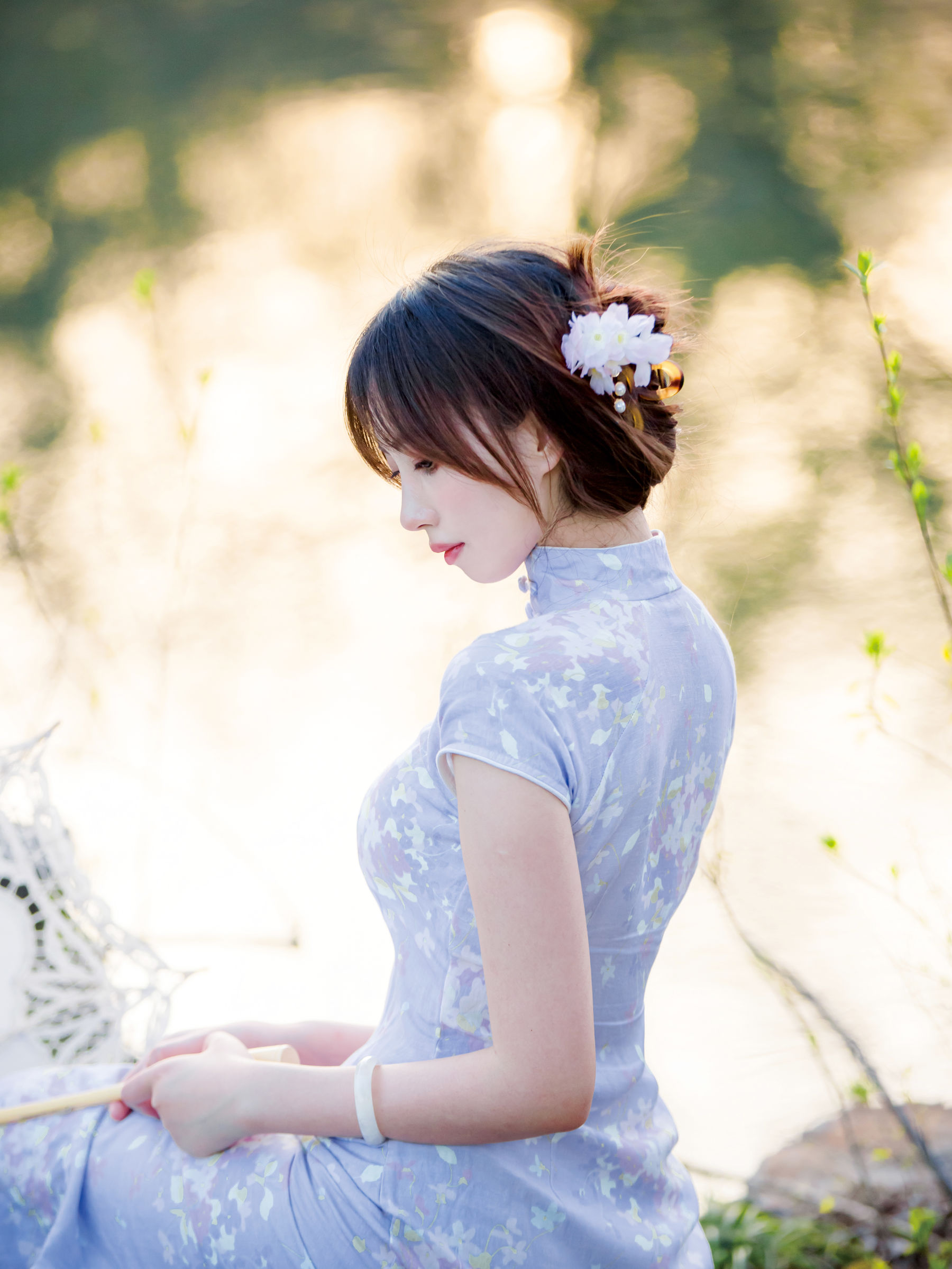 次元少女念雪ww – 旗袍 Cosplay-第4张