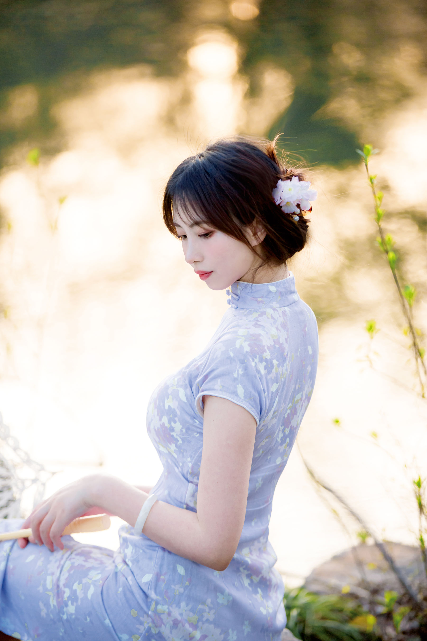 次元少女念雪ww – 旗袍 Cosplay-第9张