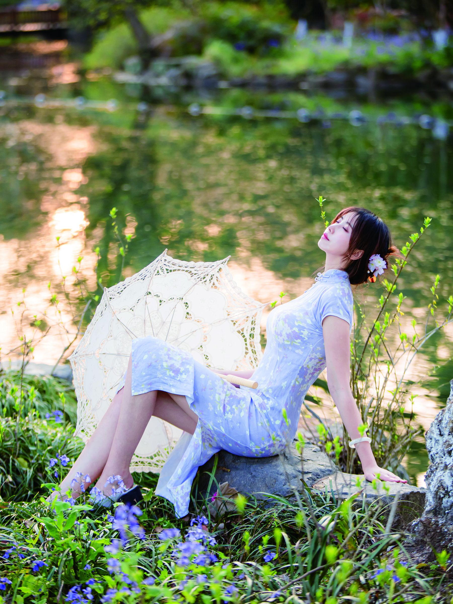 次元少女念雪ww – 旗袍 Cosplay-第14张