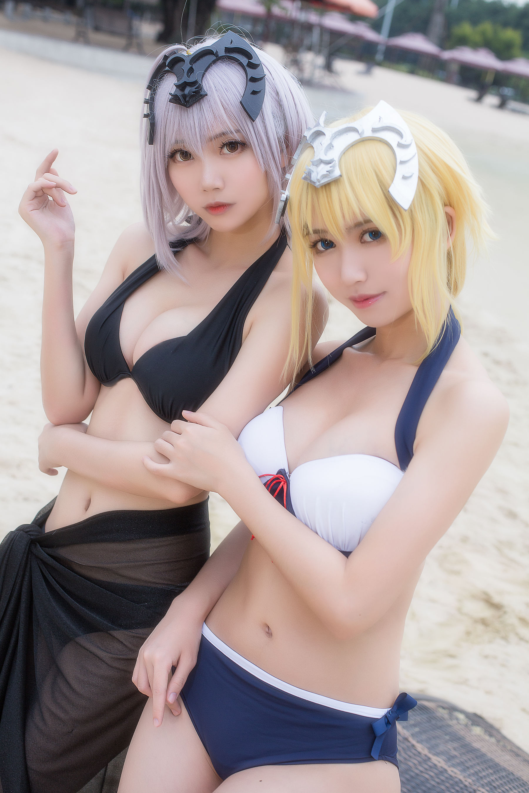 超人气Coser鳗鱼霏儿大肉丸Amiee 贞德 Cosplay-第56张