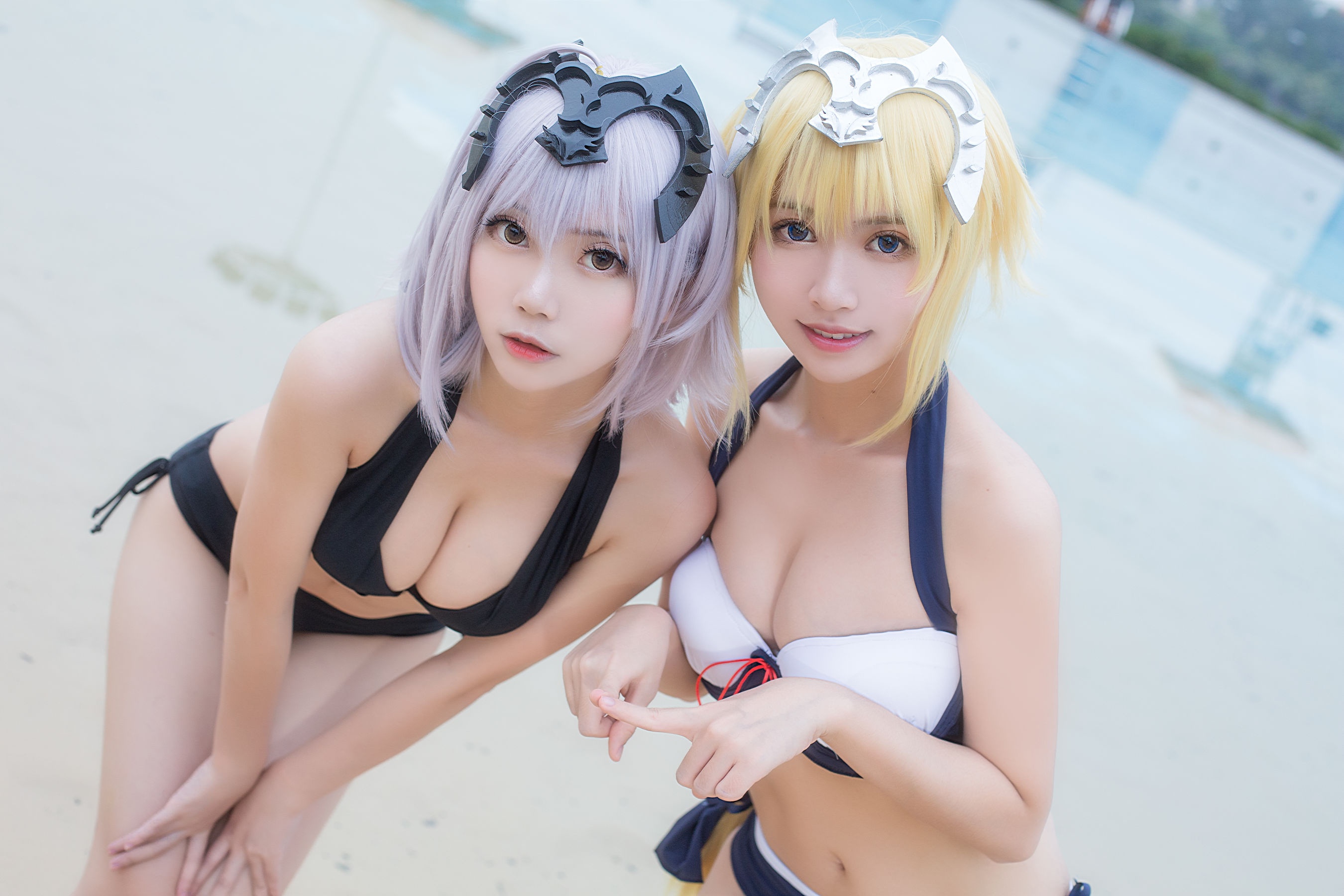超人气Coser鳗鱼霏儿大肉丸Amiee 贞德 Cosplay-第2张