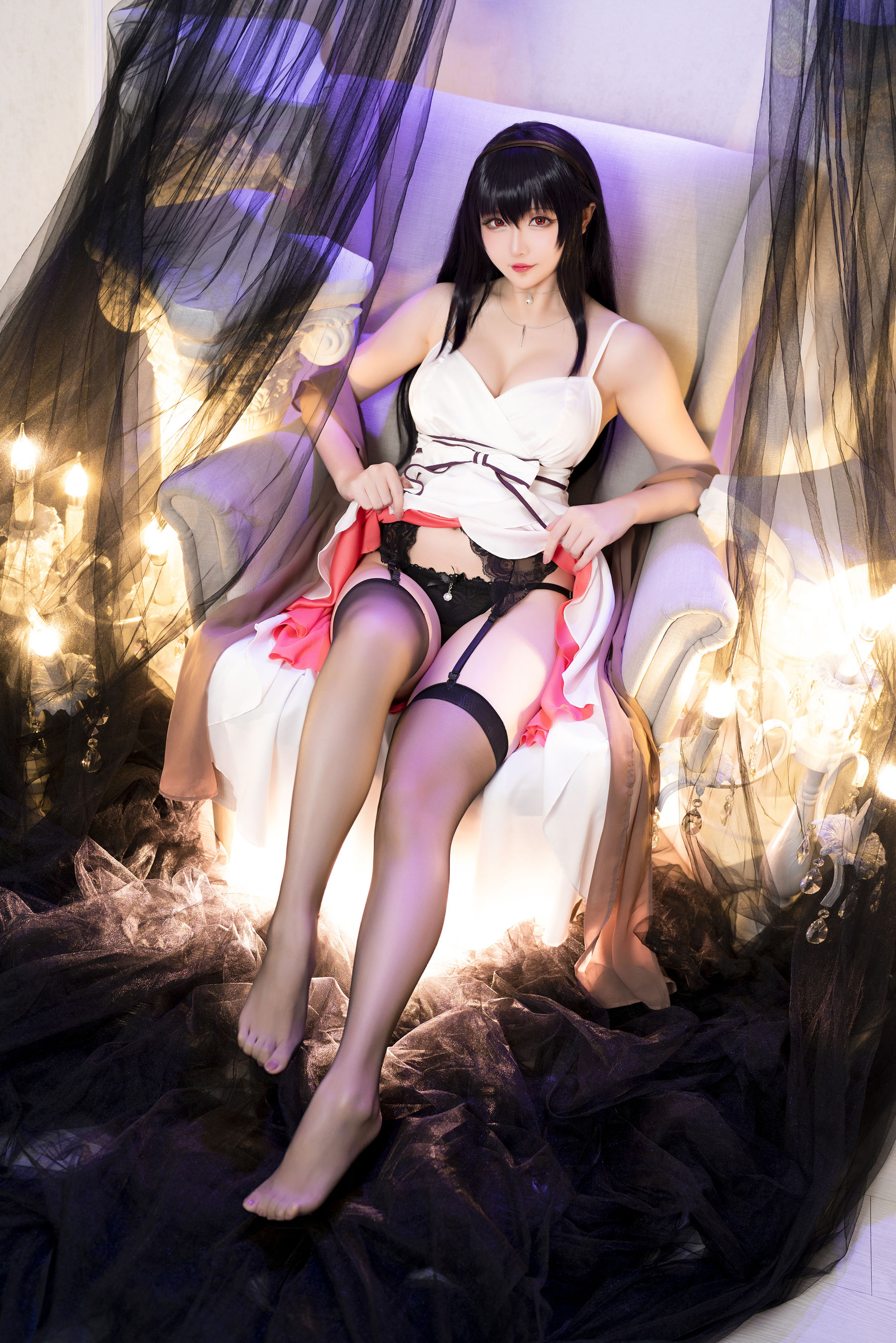 Coser小姐姐星之迟迟 – 路人女主的养成方法-霞之丘诗羽 Cosplay-第49张